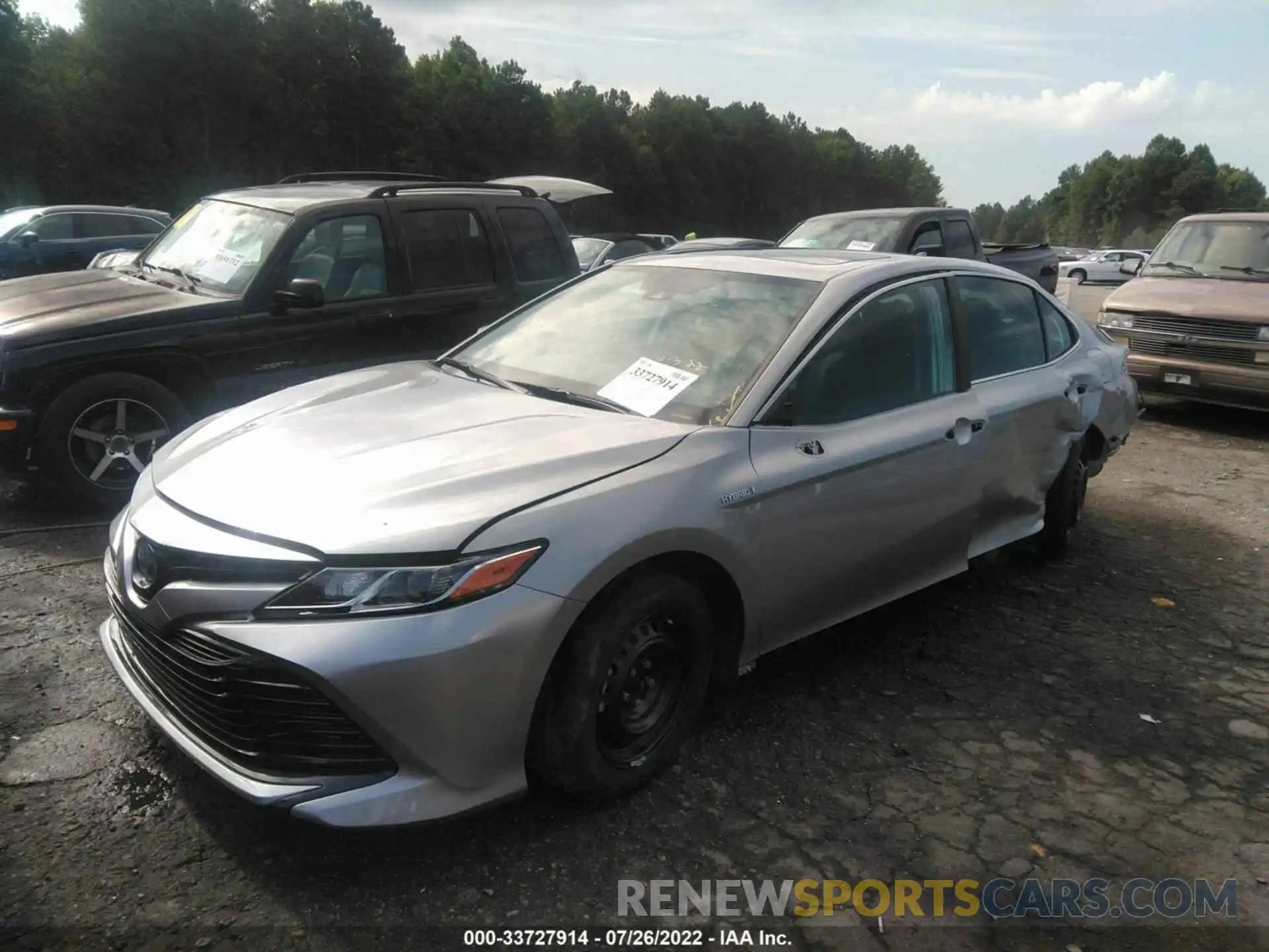 2 Photograph of a damaged car 4T1B31HK4KU510502 TOYOTA CAMRY 2019