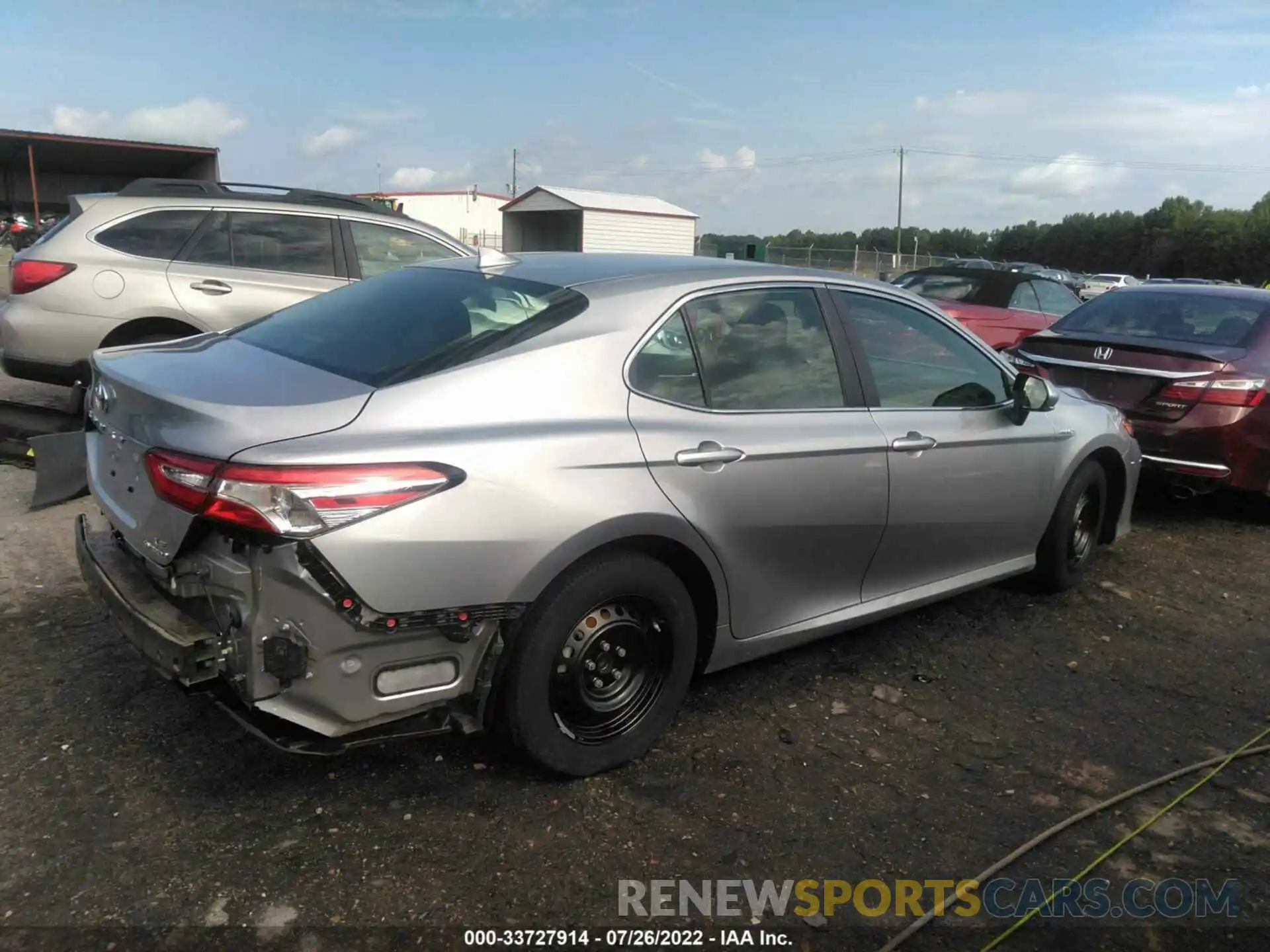 4 Photograph of a damaged car 4T1B31HK4KU510502 TOYOTA CAMRY 2019