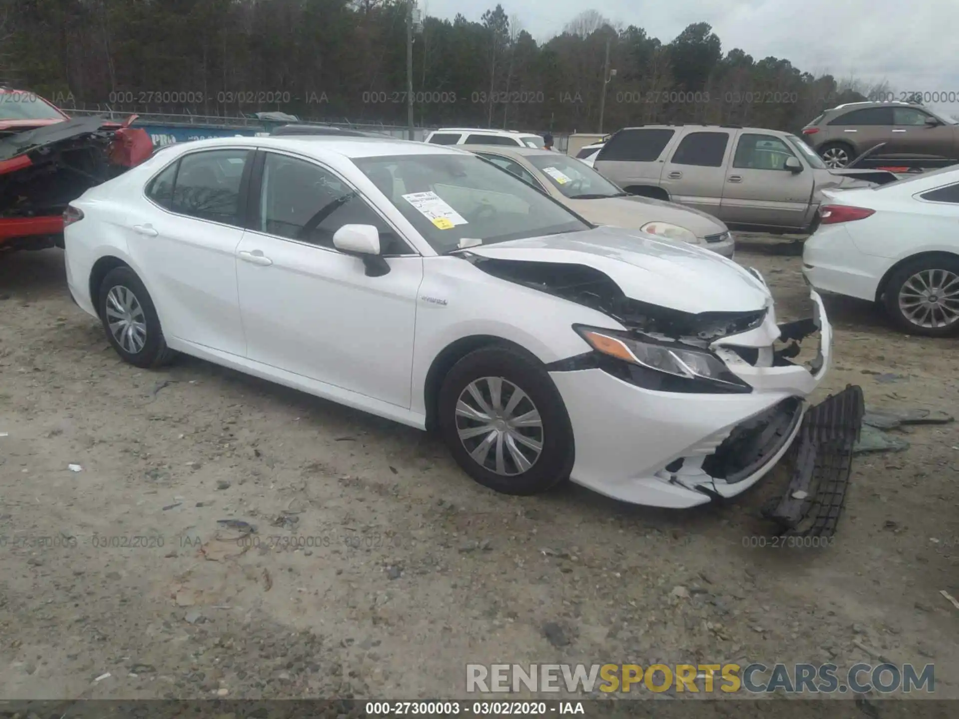 1 Photograph of a damaged car 4T1B31HK4KU513092 TOYOTA CAMRY 2019