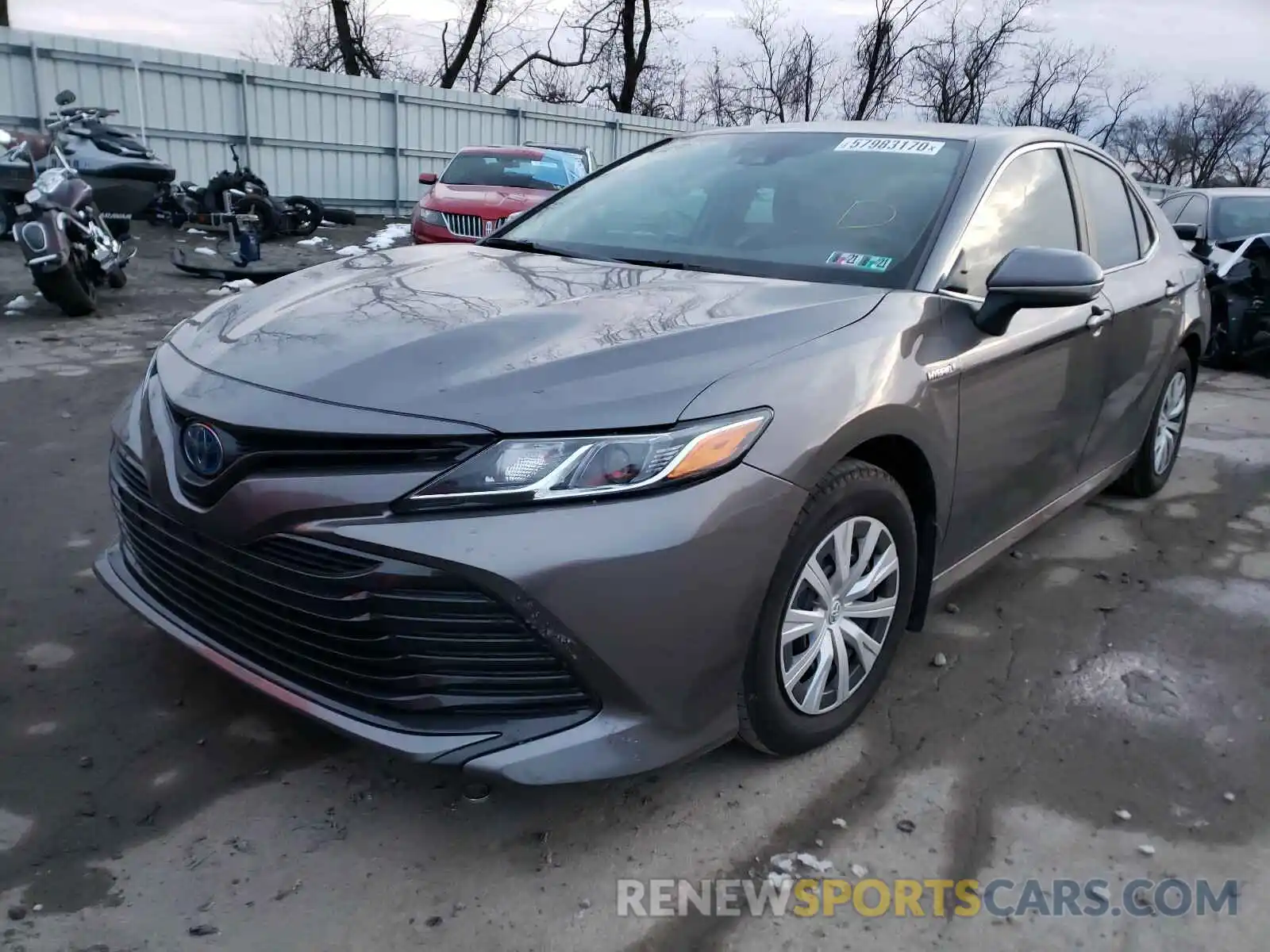 2 Photograph of a damaged car 4T1B31HK4KU514579 TOYOTA CAMRY 2019