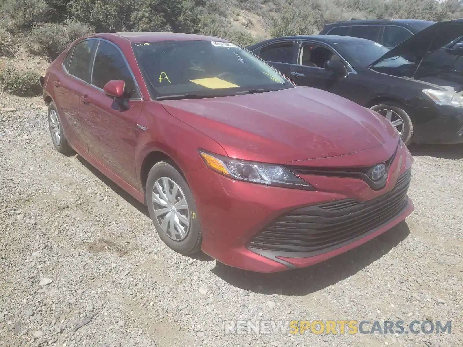 1 Photograph of a damaged car 4T1B31HK4KU516834 TOYOTA CAMRY 2019