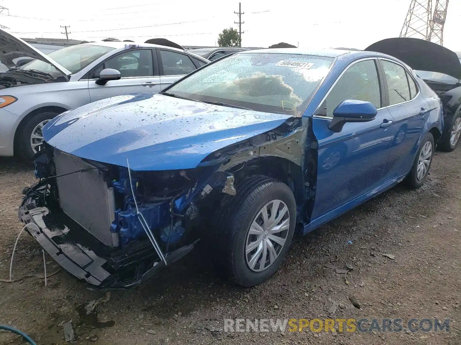 2 Photograph of a damaged car 4T1B31HK5KU005357 TOYOTA CAMRY 2019