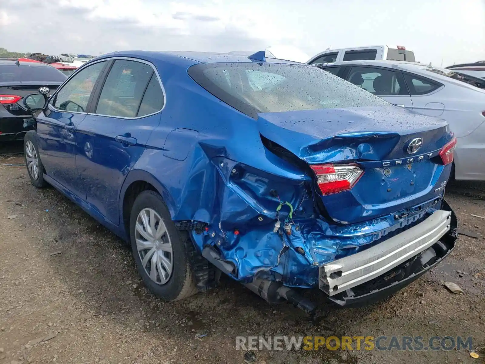 3 Photograph of a damaged car 4T1B31HK5KU005357 TOYOTA CAMRY 2019