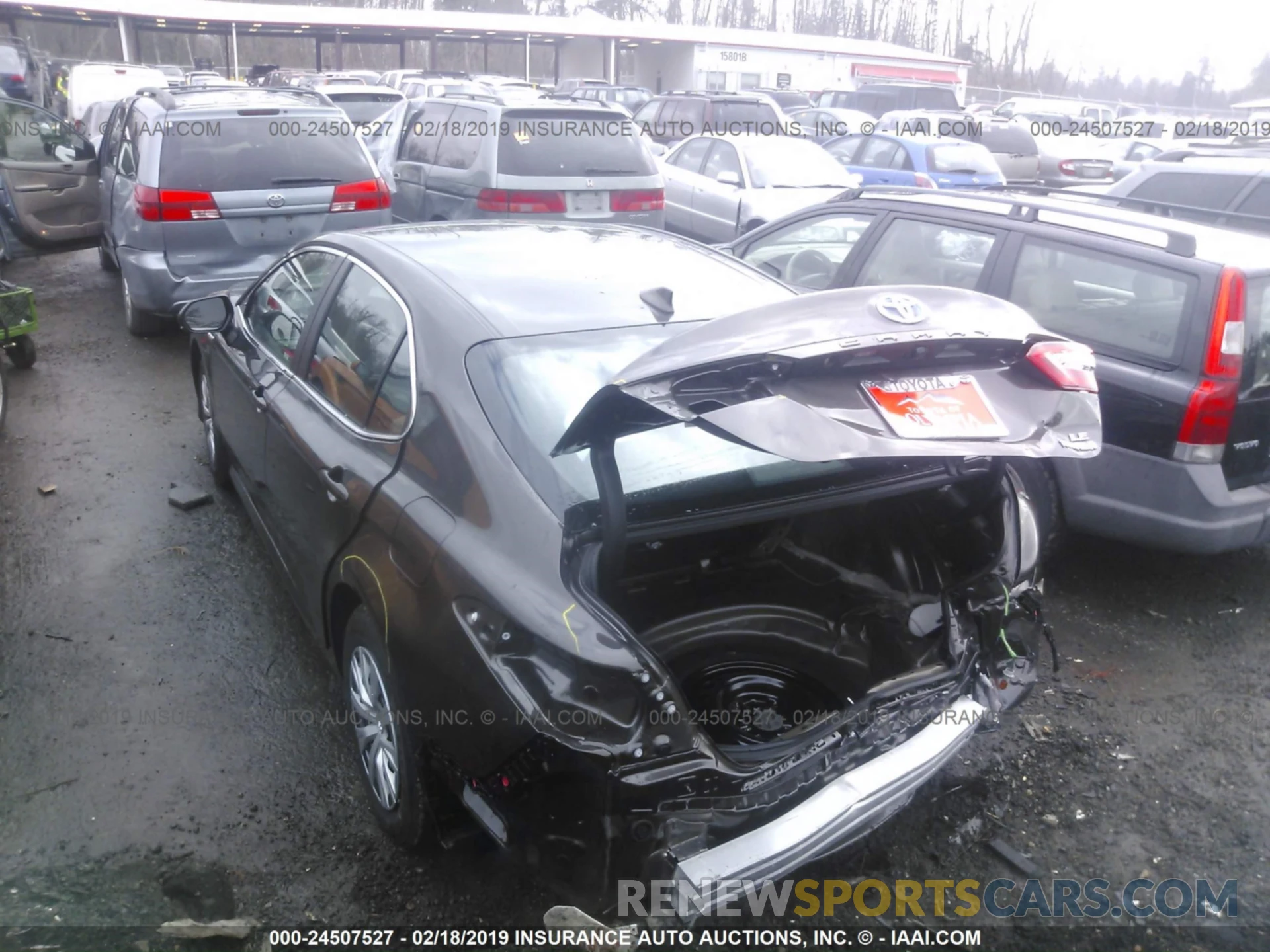 3 Photograph of a damaged car 4T1B31HK5KU005455 TOYOTA CAMRY 2019