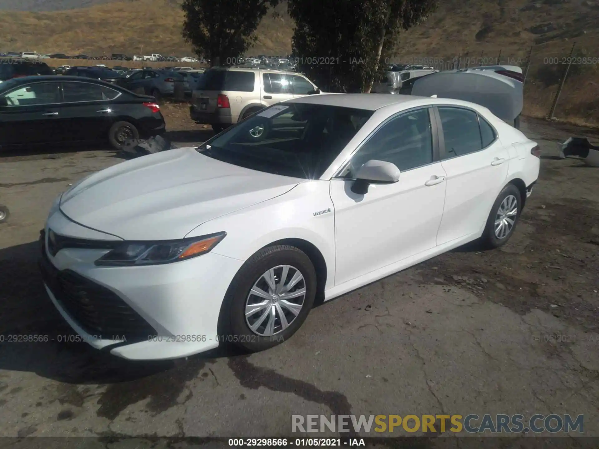 2 Photograph of a damaged car 4T1B31HK5KU005603 TOYOTA CAMRY 2019