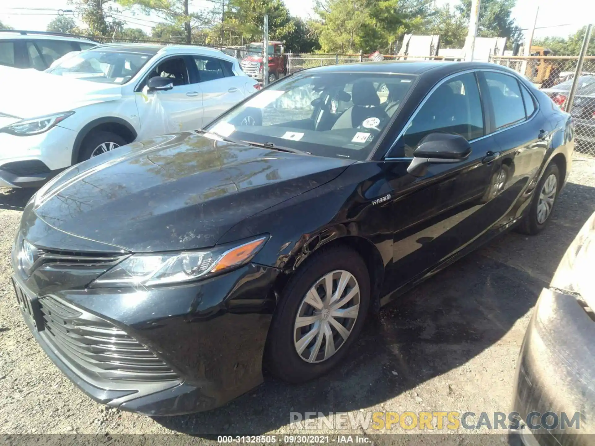 2 Photograph of a damaged car 4T1B31HK5KU005746 TOYOTA CAMRY 2019