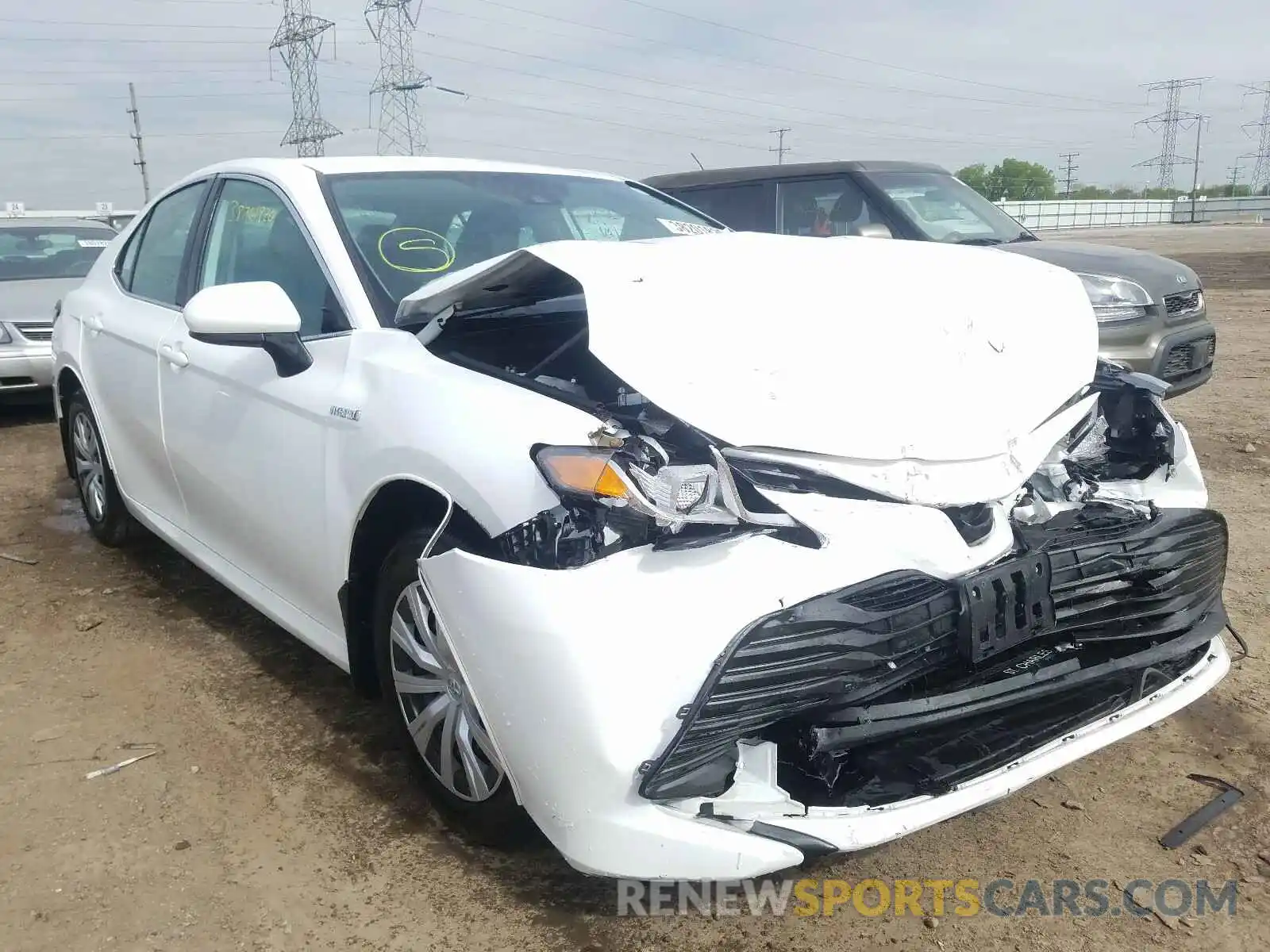 1 Photograph of a damaged car 4T1B31HK5KU006203 TOYOTA CAMRY 2019