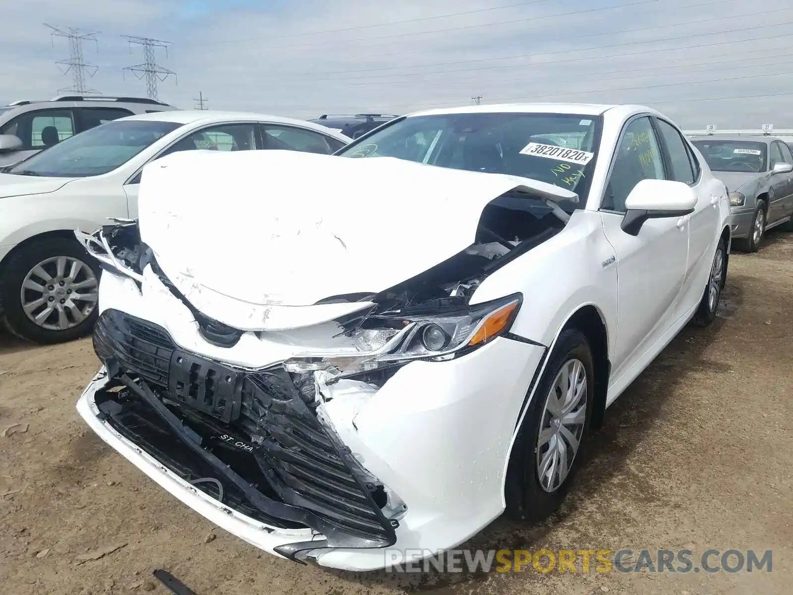 2 Photograph of a damaged car 4T1B31HK5KU006203 TOYOTA CAMRY 2019