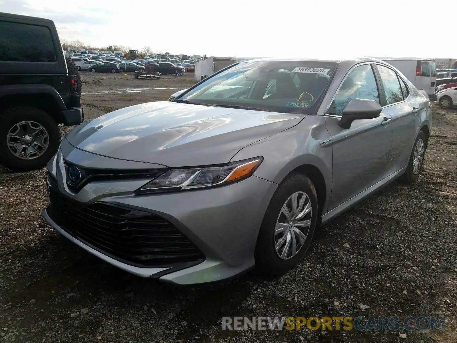 2 Photograph of a damaged car 4T1B31HK5KU006668 TOYOTA CAMRY 2019