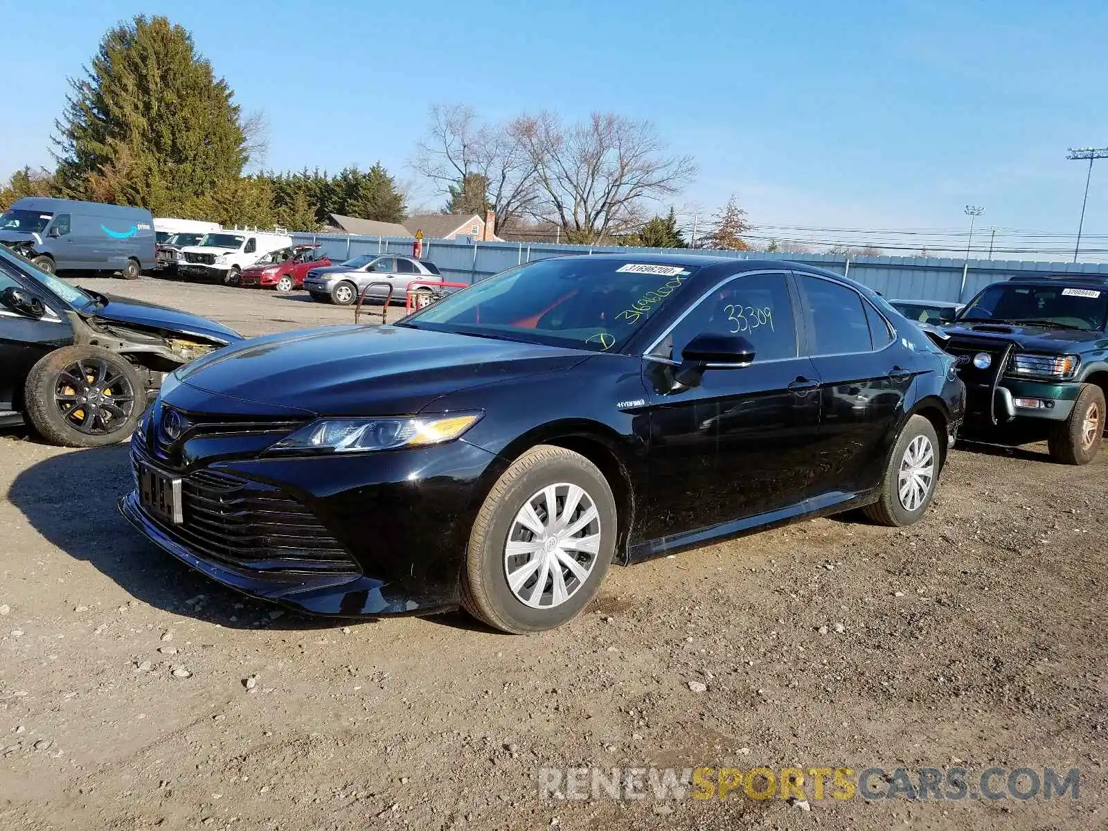 2 Photograph of a damaged car 4T1B31HK5KU006900 TOYOTA CAMRY 2019