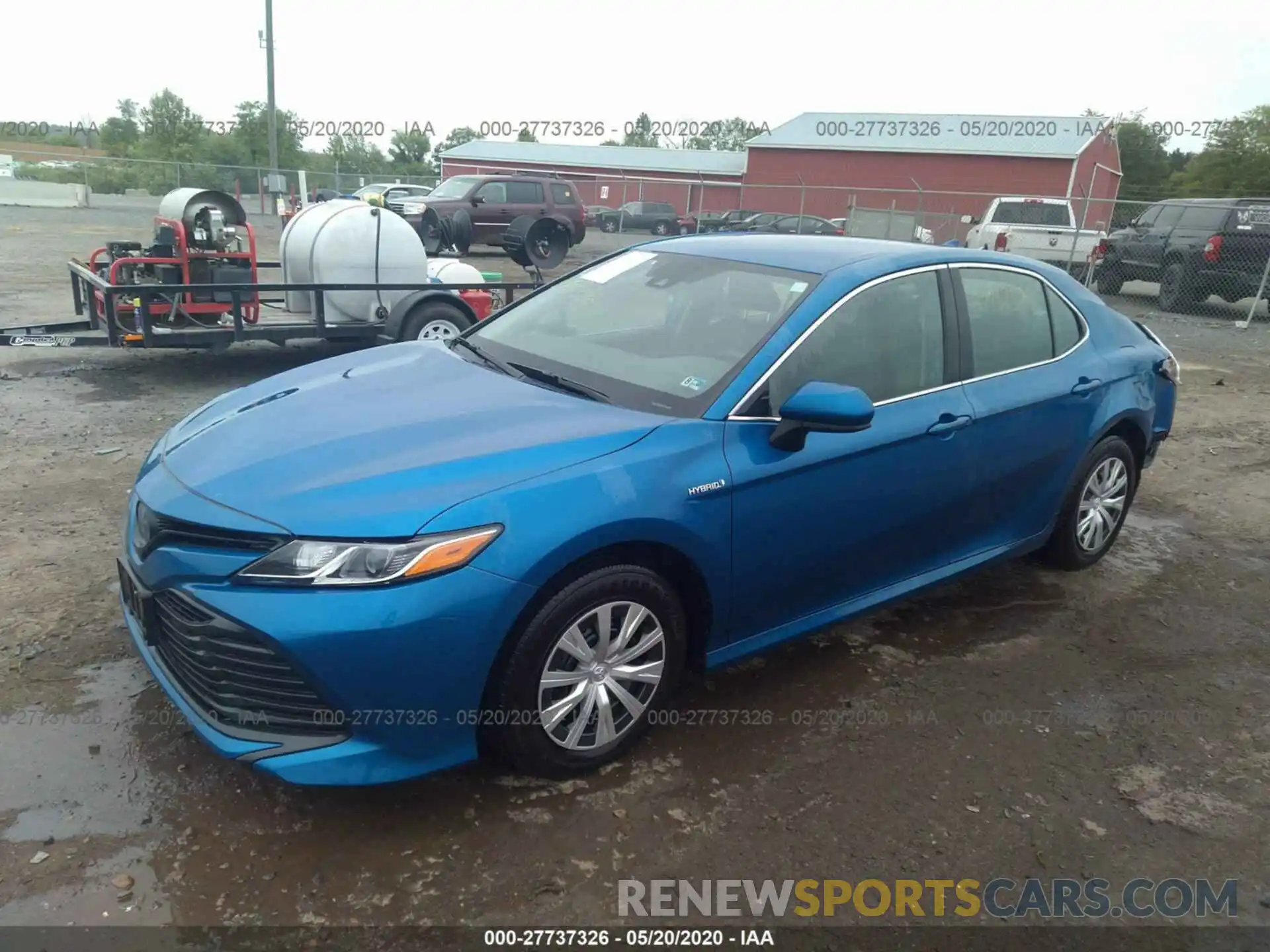 2 Photograph of a damaged car 4T1B31HK5KU009067 TOYOTA CAMRY 2019