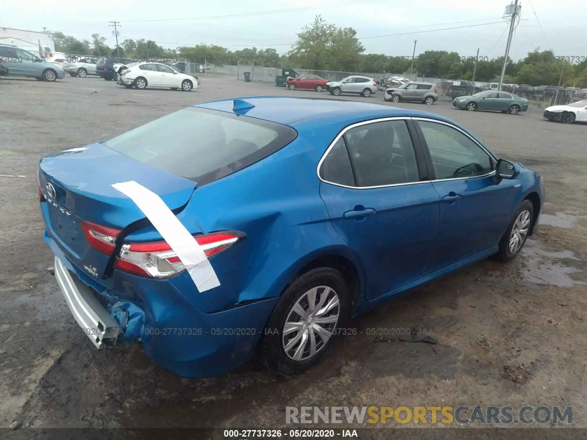 4 Фотография поврежденного автомобиля 4T1B31HK5KU009067 TOYOTA CAMRY 2019