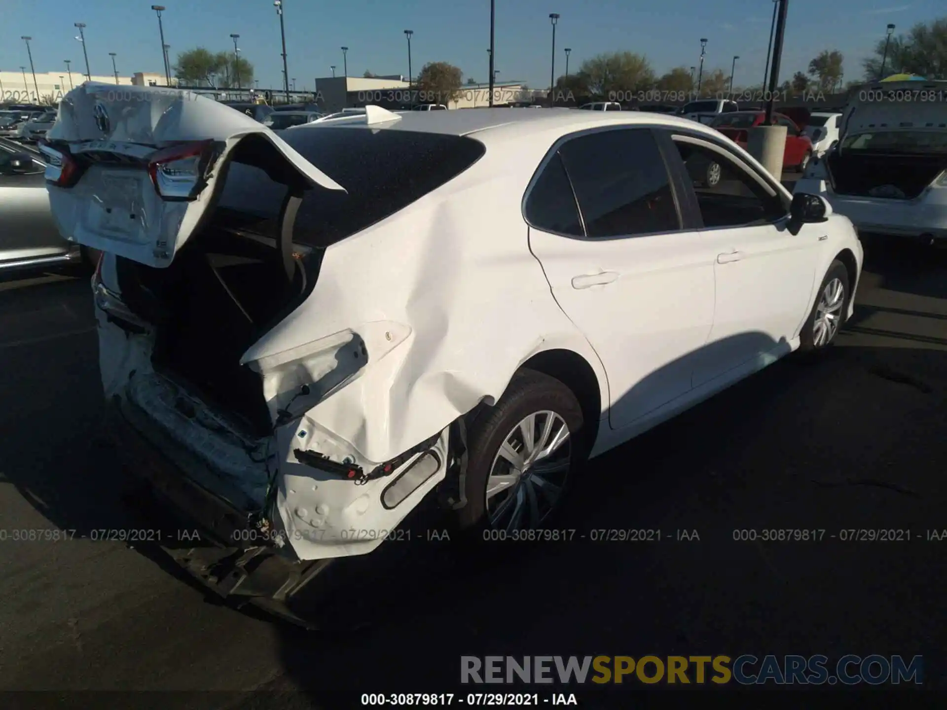 4 Photograph of a damaged car 4T1B31HK5KU509536 TOYOTA CAMRY 2019