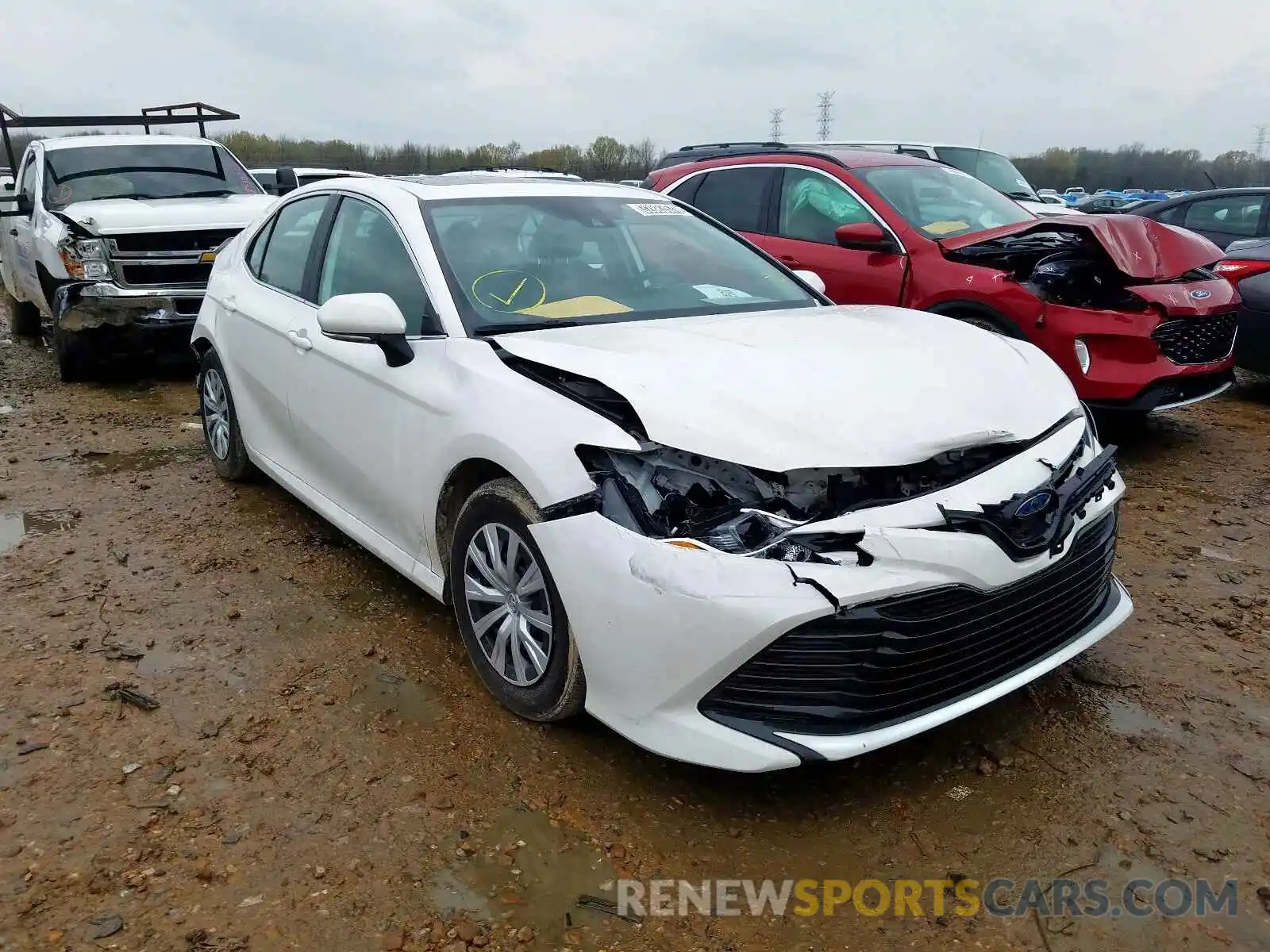 1 Photograph of a damaged car 4T1B31HK5KU511691 TOYOTA CAMRY 2019