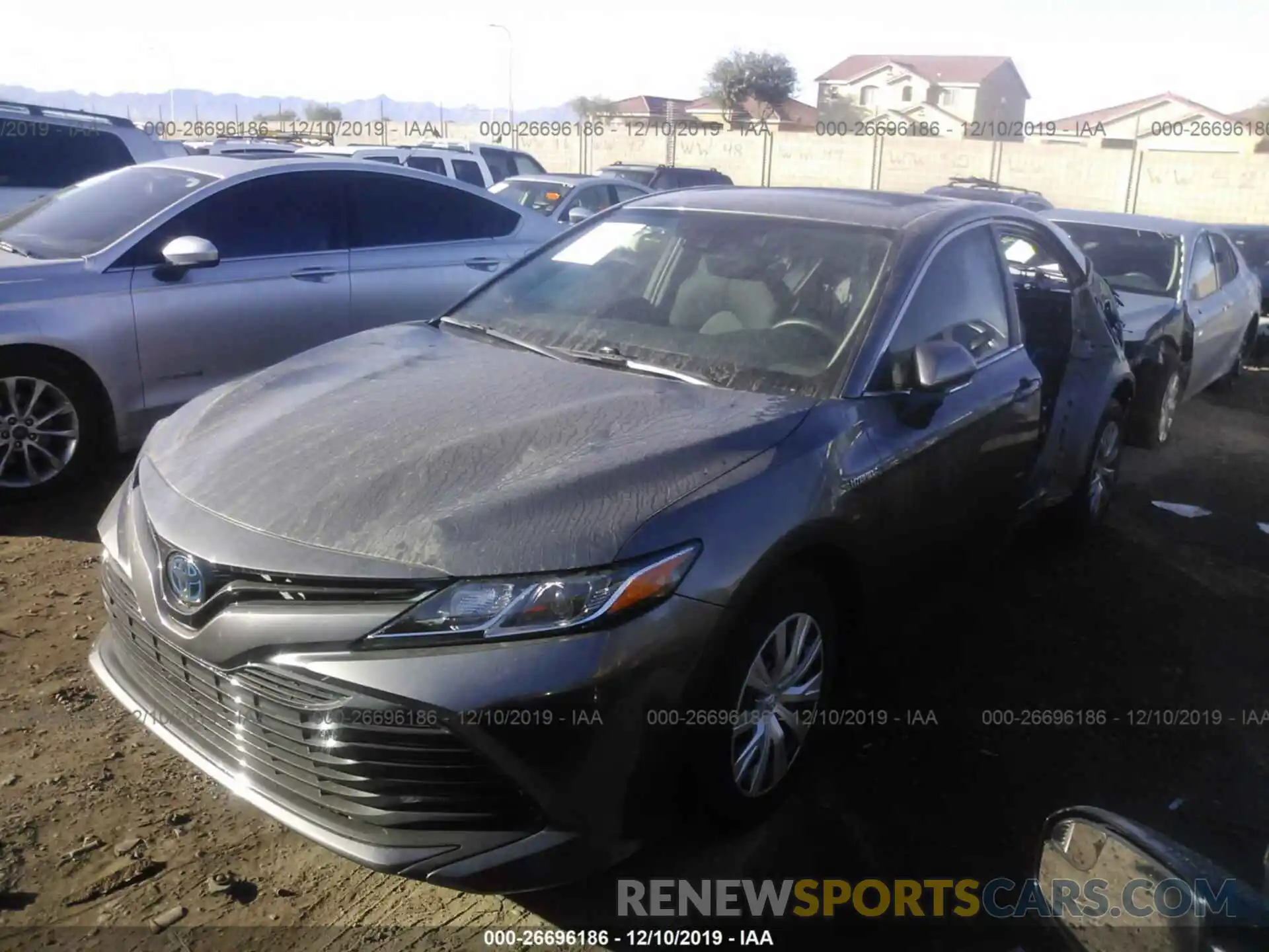 2 Photograph of a damaged car 4T1B31HK5KU512291 TOYOTA CAMRY 2019