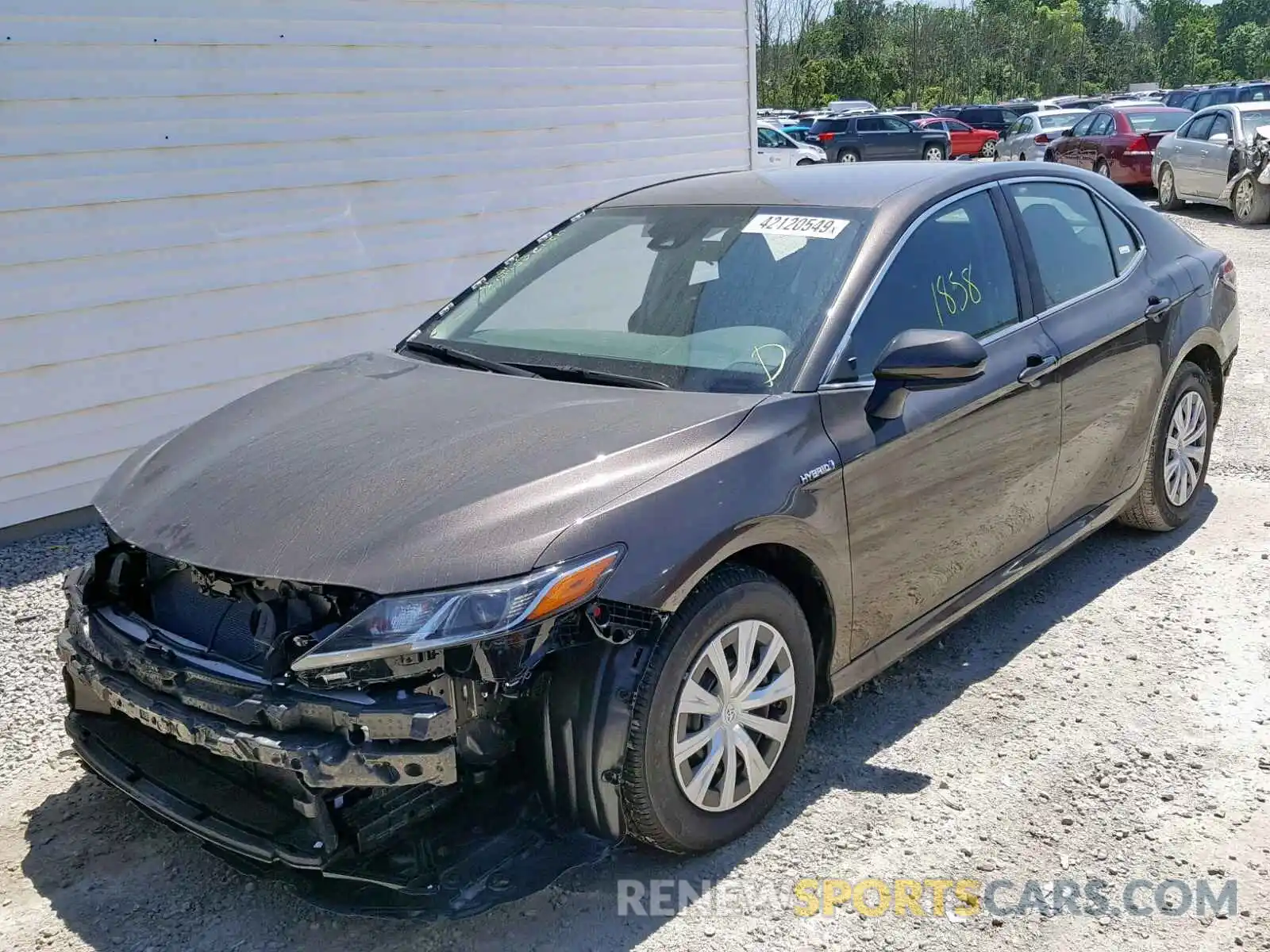 2 Photograph of a damaged car 4T1B31HK5KU512601 TOYOTA CAMRY 2019