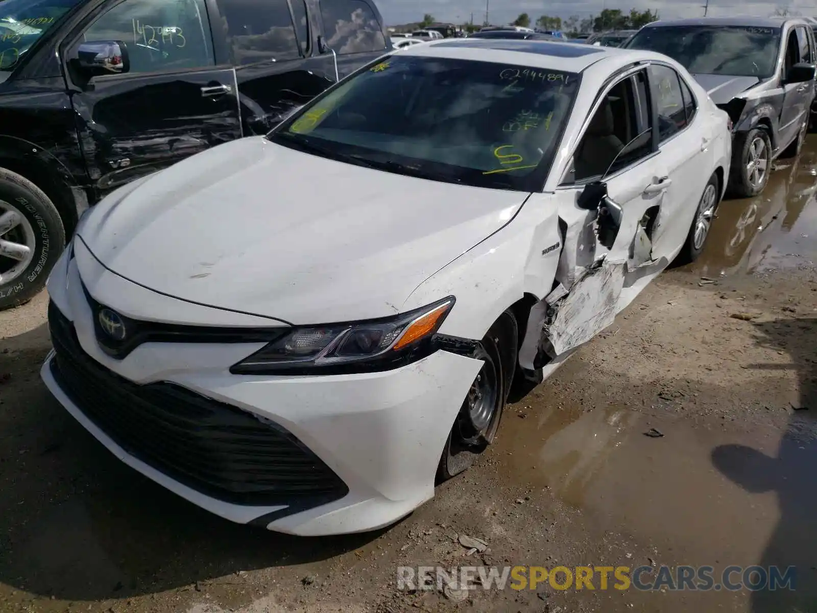 2 Photograph of a damaged car 4T1B31HK5KU515160 TOYOTA CAMRY 2019