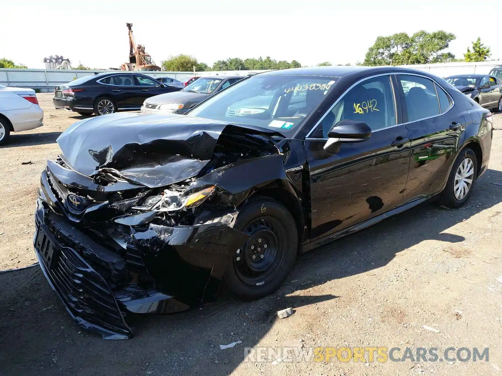 2 Photograph of a damaged car 4T1B31HK6KU005772 TOYOTA CAMRY 2019