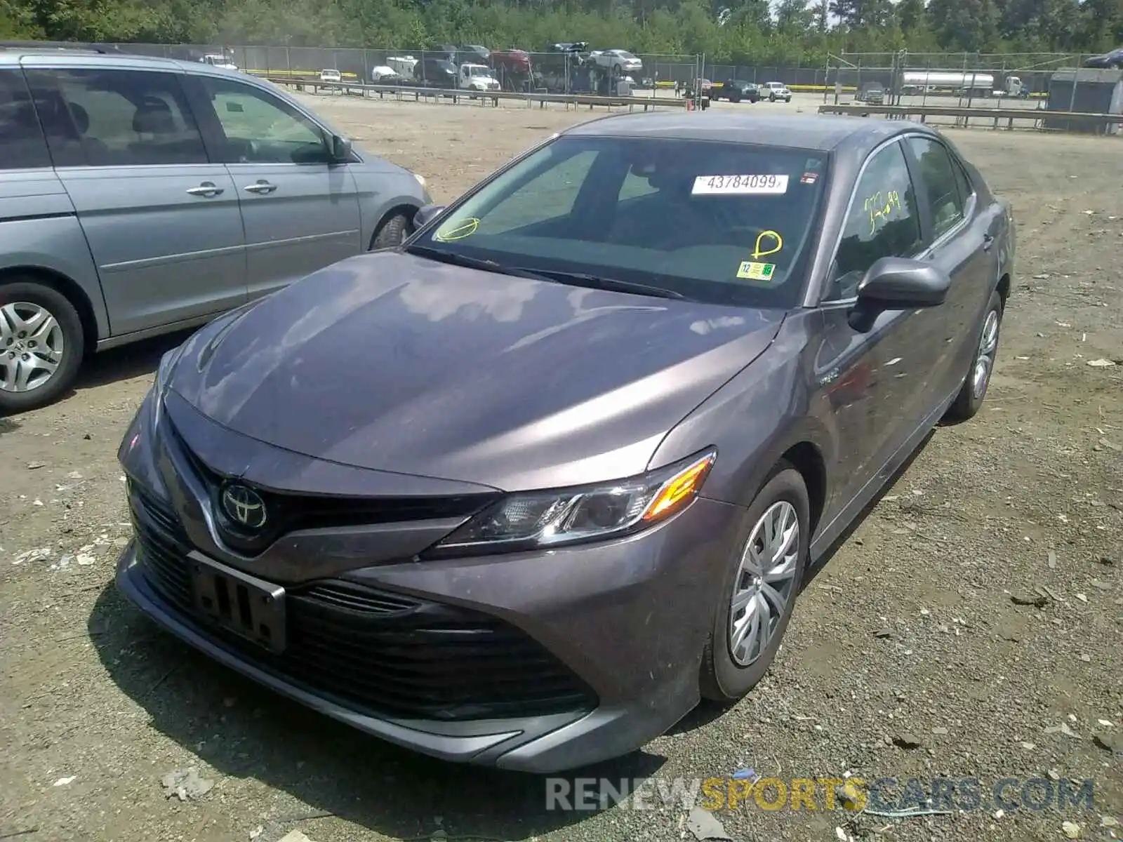 2 Photograph of a damaged car 4T1B31HK6KU005934 TOYOTA CAMRY 2019