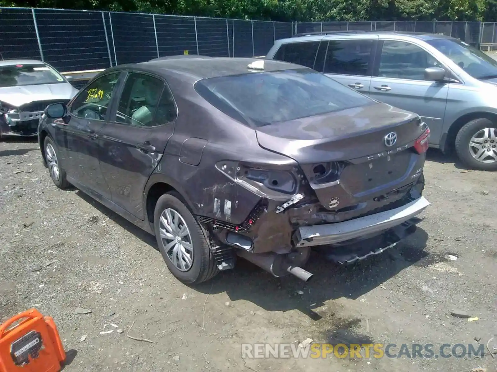 3 Photograph of a damaged car 4T1B31HK6KU005934 TOYOTA CAMRY 2019