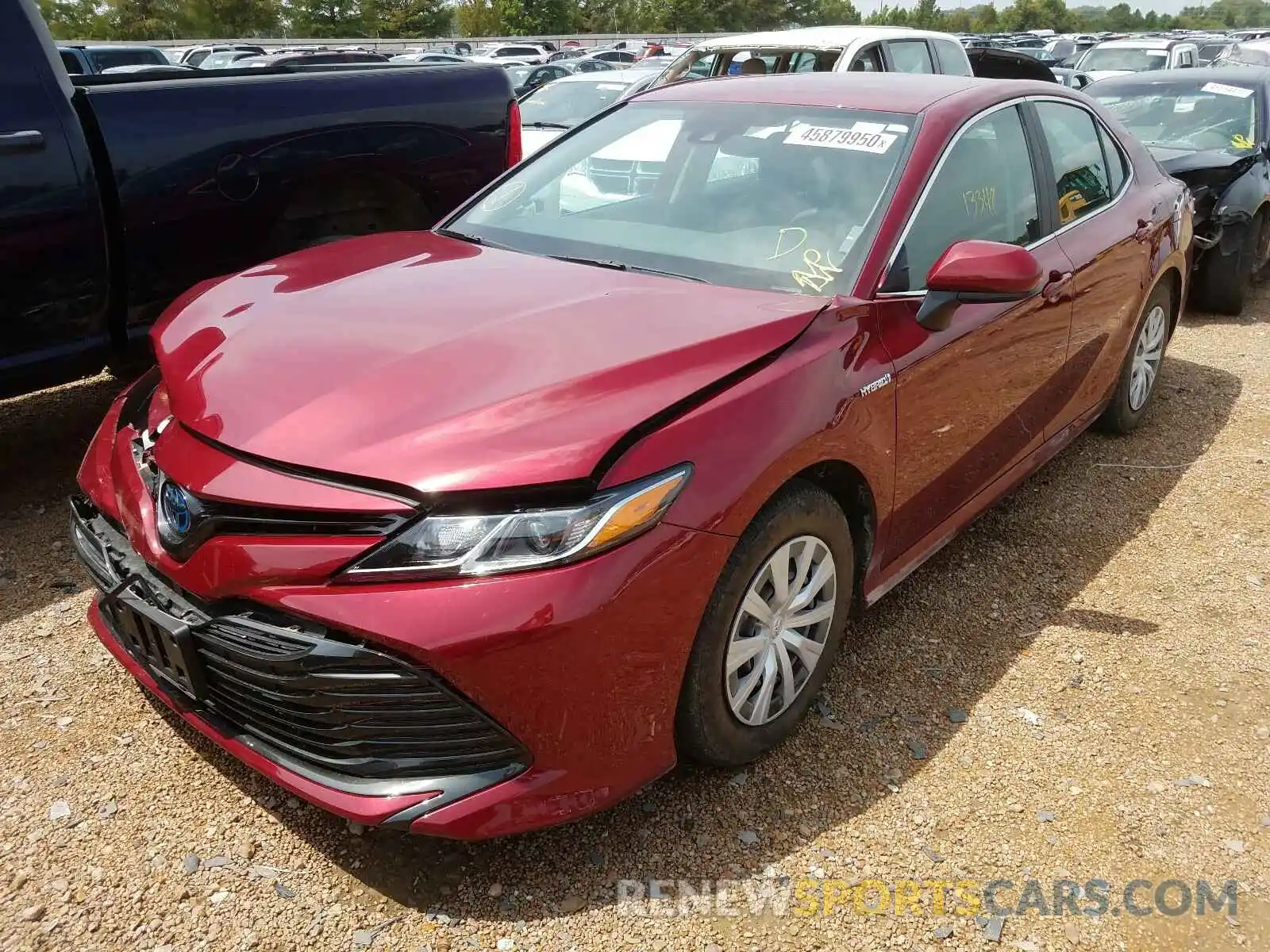 2 Photograph of a damaged car 4T1B31HK6KU008008 TOYOTA CAMRY 2019