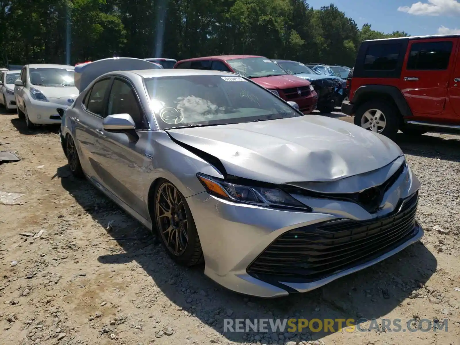 1 Photograph of a damaged car 4T1B31HK6KU008428 TOYOTA CAMRY 2019