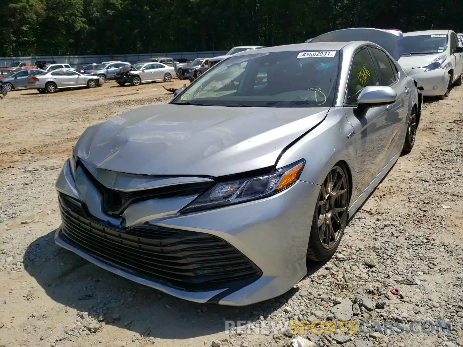 2 Photograph of a damaged car 4T1B31HK6KU008428 TOYOTA CAMRY 2019