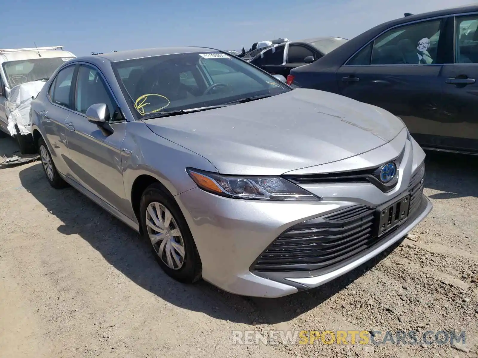 1 Photograph of a damaged car 4T1B31HK6KU008459 TOYOTA CAMRY 2019