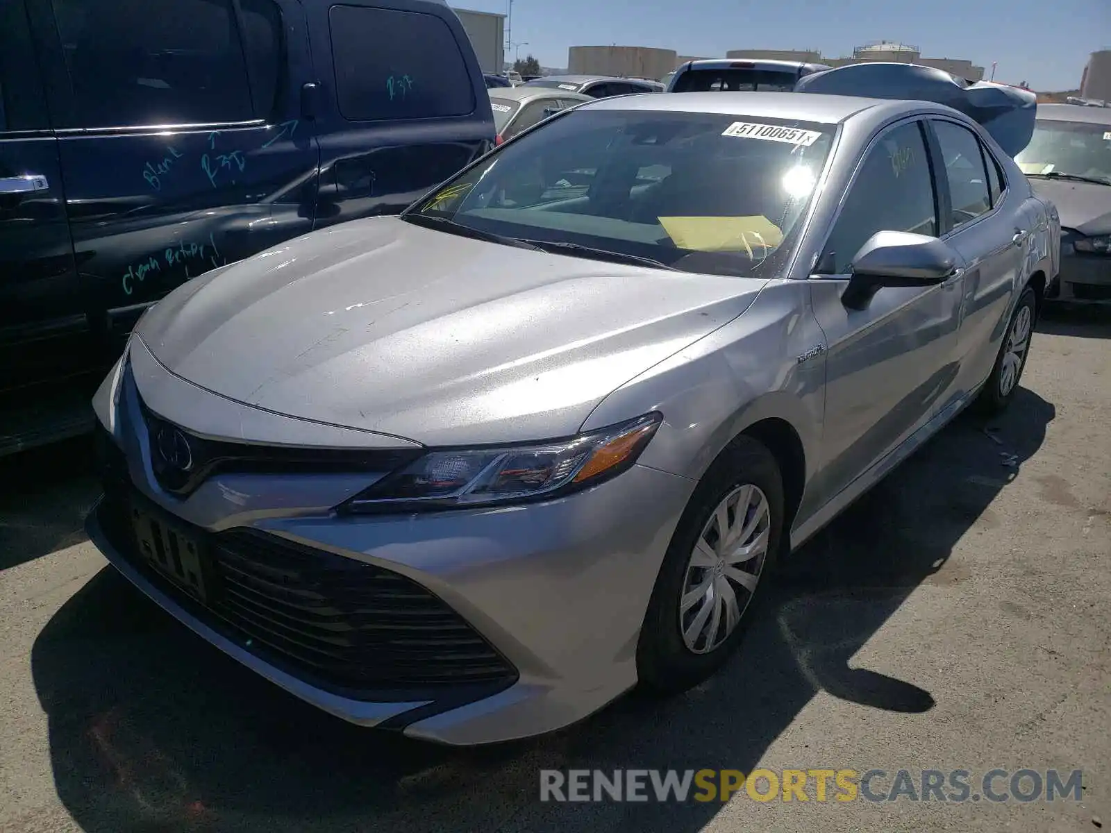 2 Photograph of a damaged car 4T1B31HK6KU008459 TOYOTA CAMRY 2019