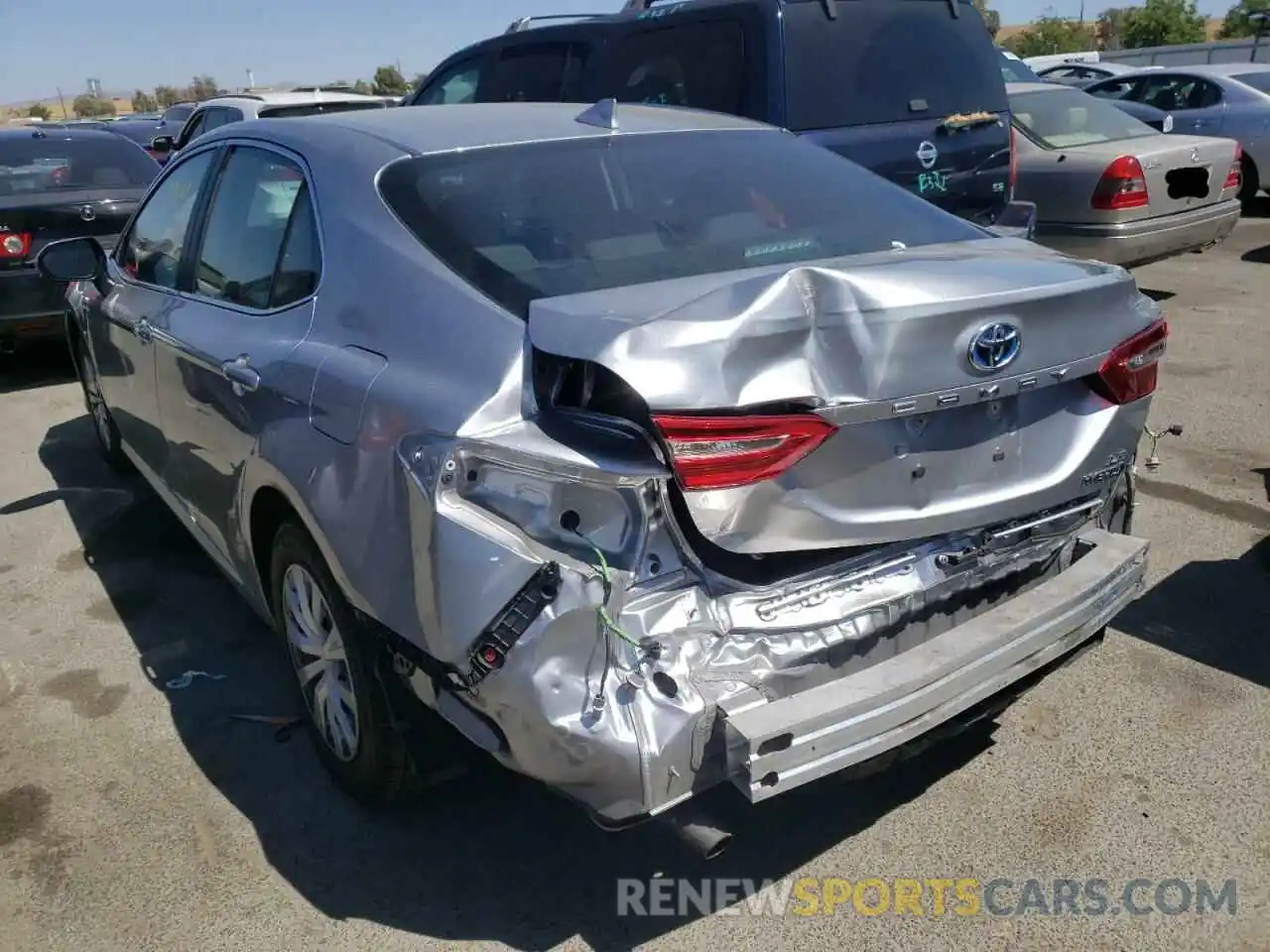 3 Photograph of a damaged car 4T1B31HK6KU008459 TOYOTA CAMRY 2019