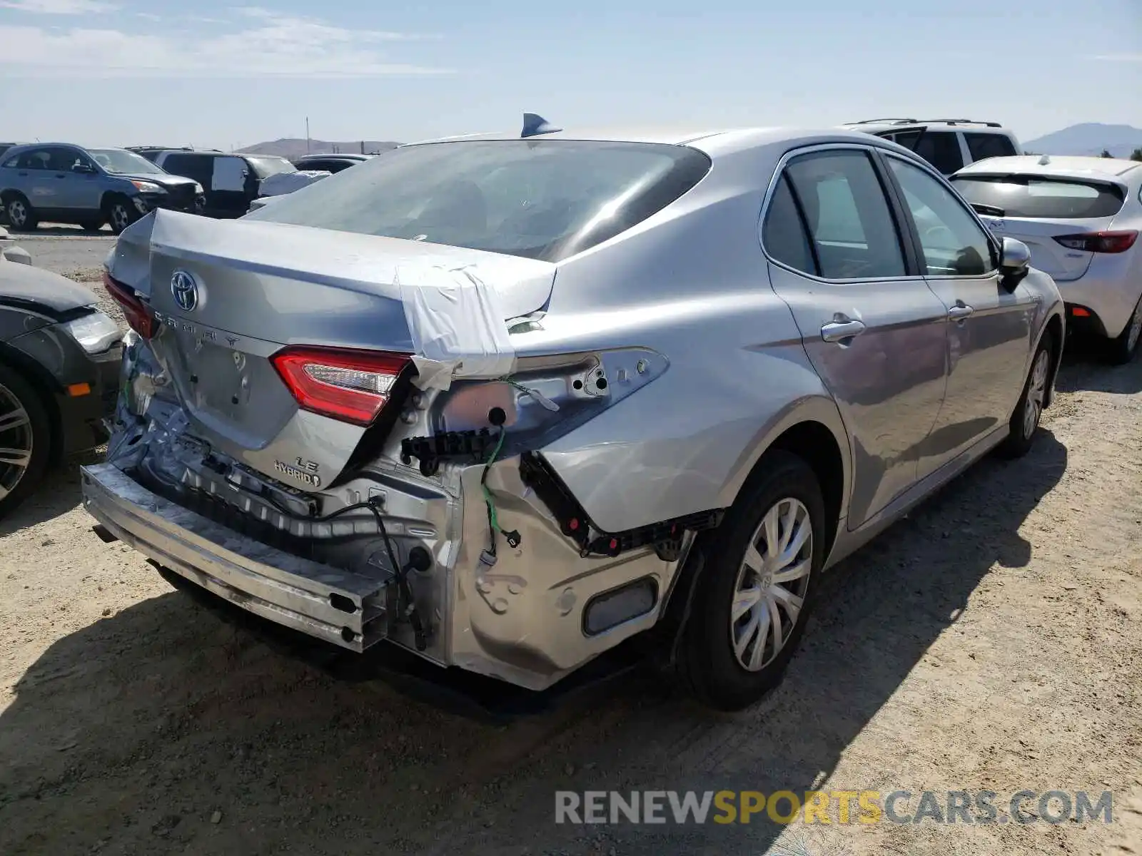 4 Photograph of a damaged car 4T1B31HK6KU008459 TOYOTA CAMRY 2019