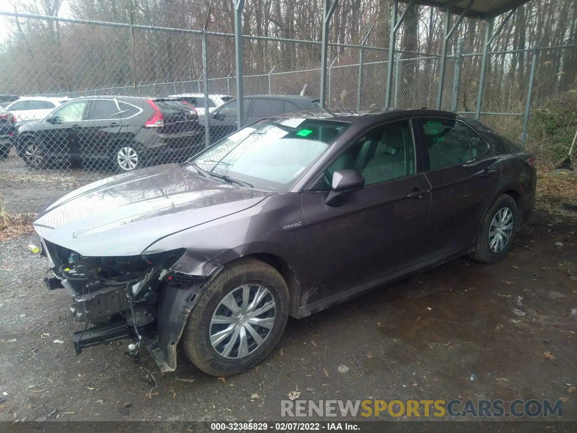 2 Photograph of a damaged car 4T1B31HK6KU509481 TOYOTA CAMRY 2019