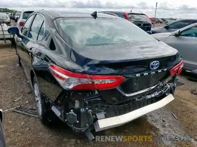 3 Photograph of a damaged car 4T1B31HK6KU509612 TOYOTA CAMRY 2019