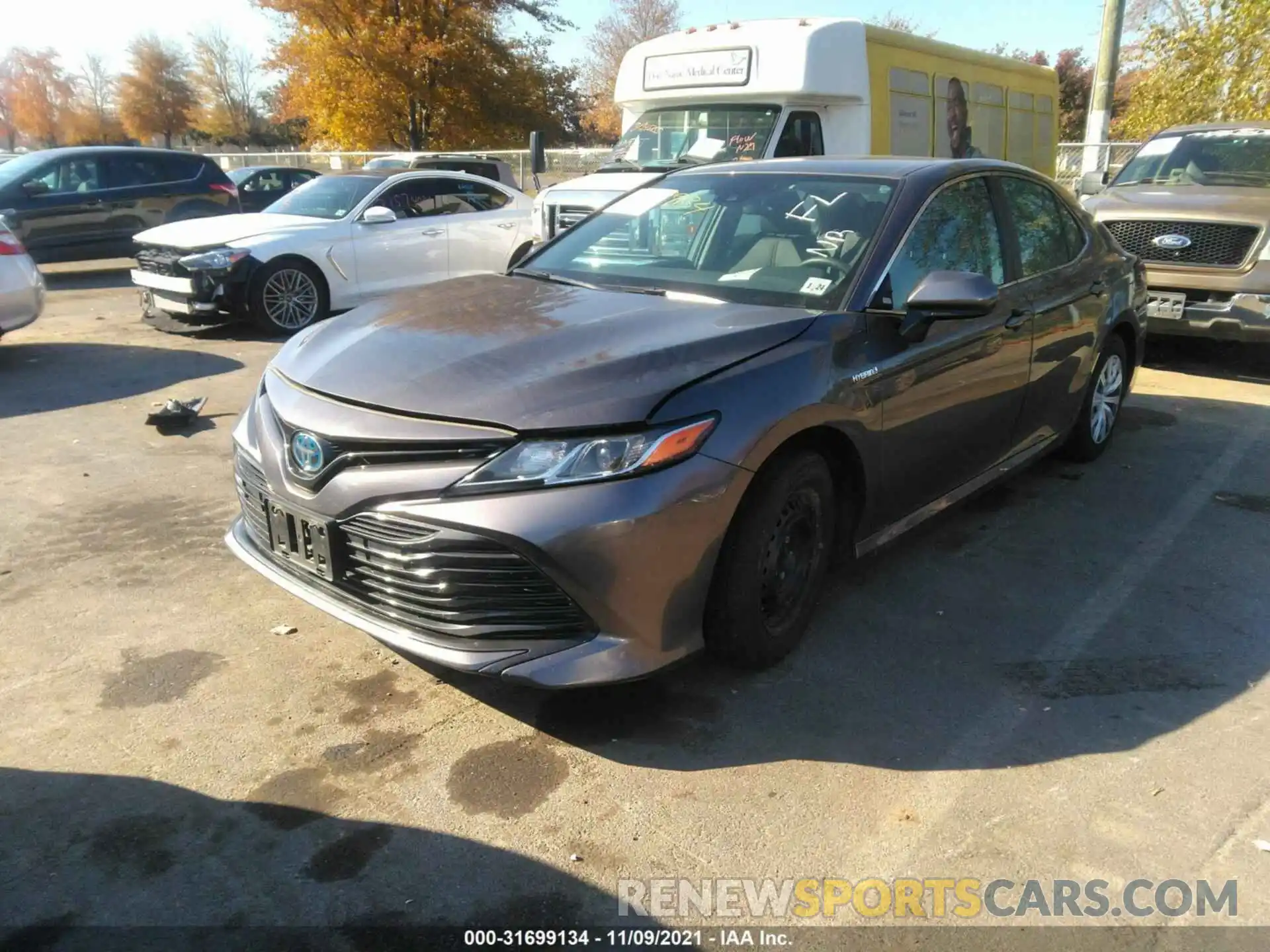 2 Photograph of a damaged car 4T1B31HK6KU510257 TOYOTA CAMRY 2019