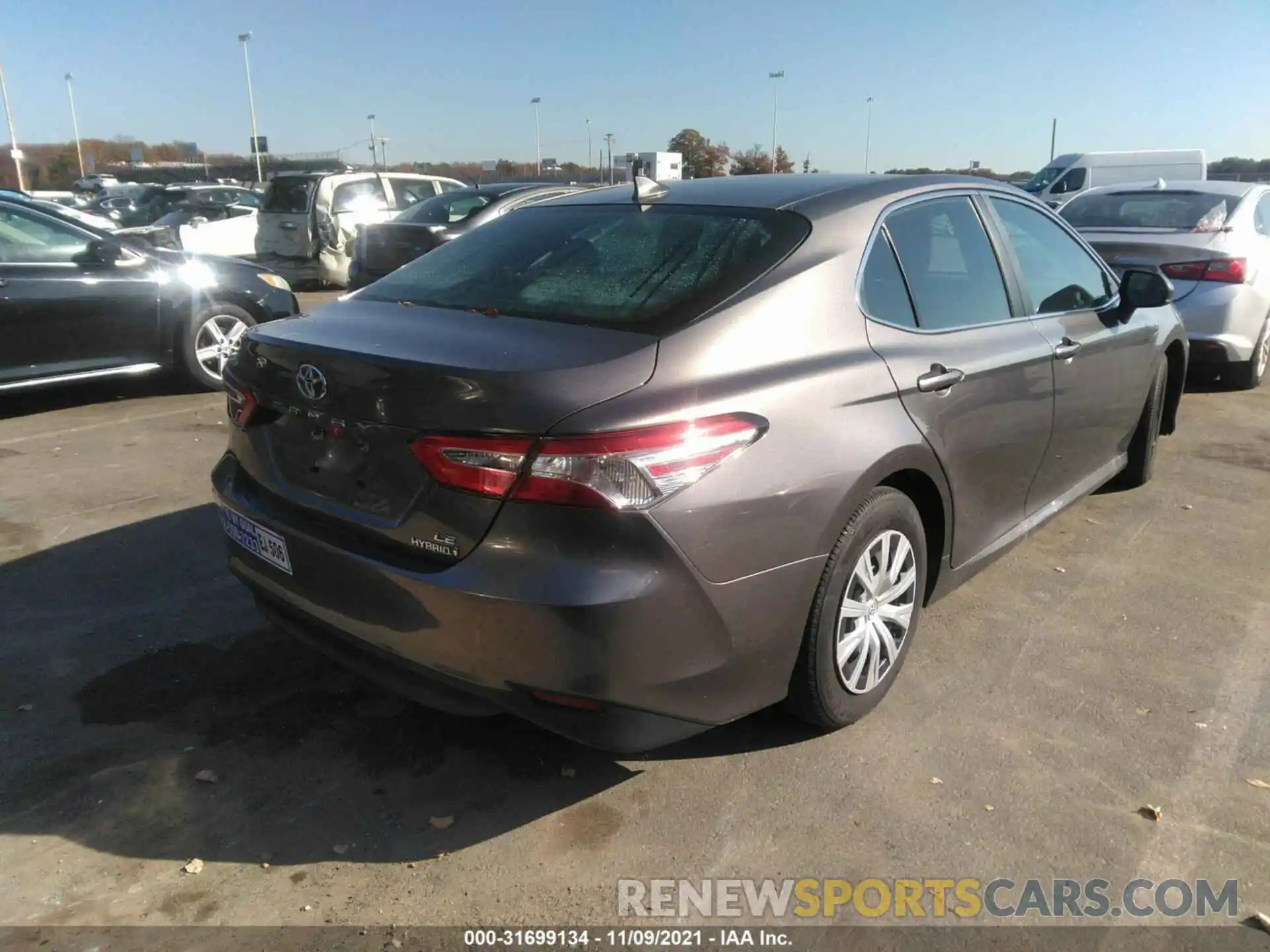 4 Фотография поврежденного автомобиля 4T1B31HK6KU510257 TOYOTA CAMRY 2019