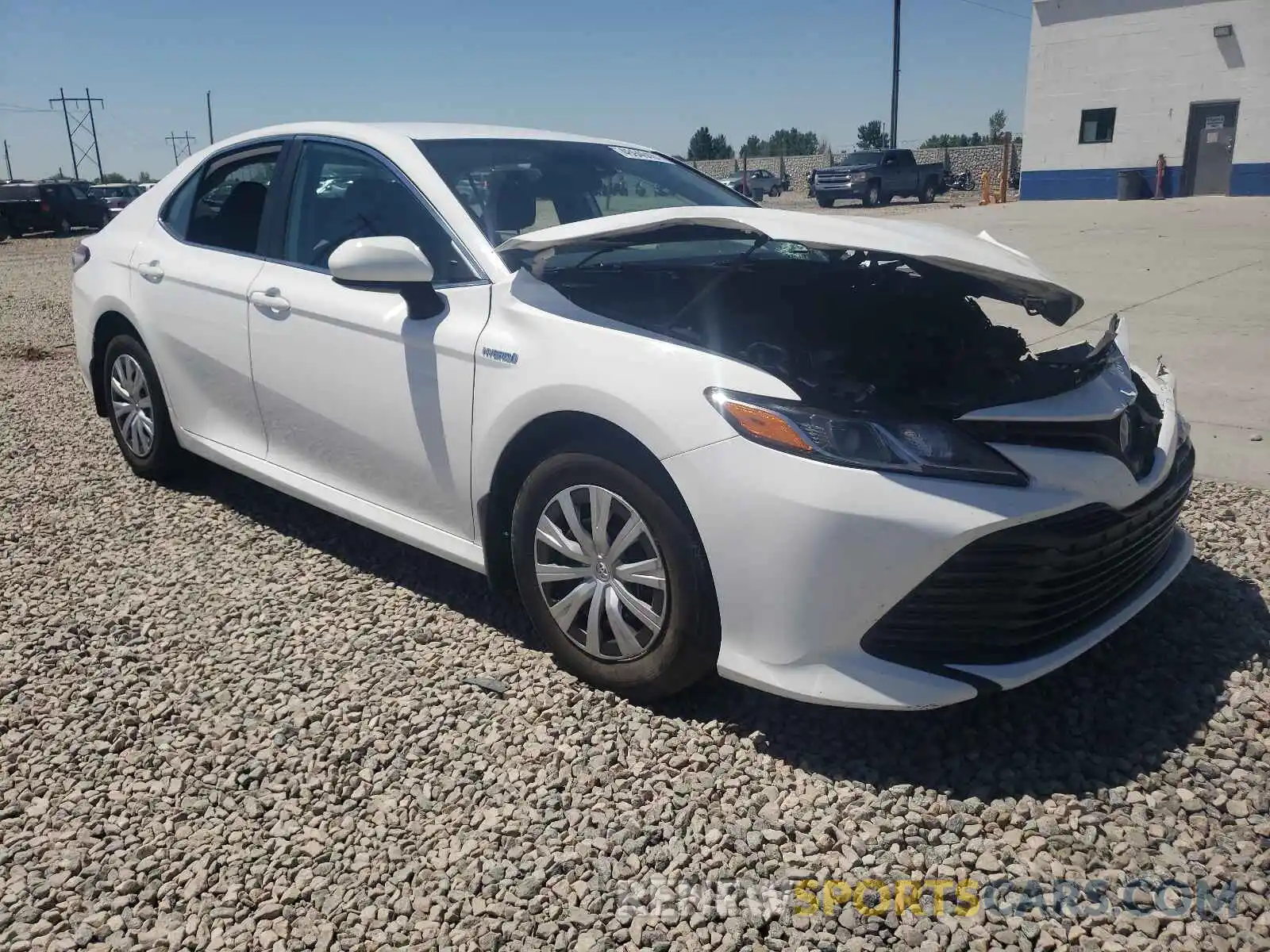 1 Photograph of a damaged car 4T1B31HK6KU511280 TOYOTA CAMRY 2019