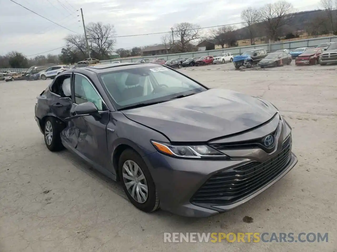 1 Photograph of a damaged car 4T1B31HK6KU511599 TOYOTA CAMRY 2019