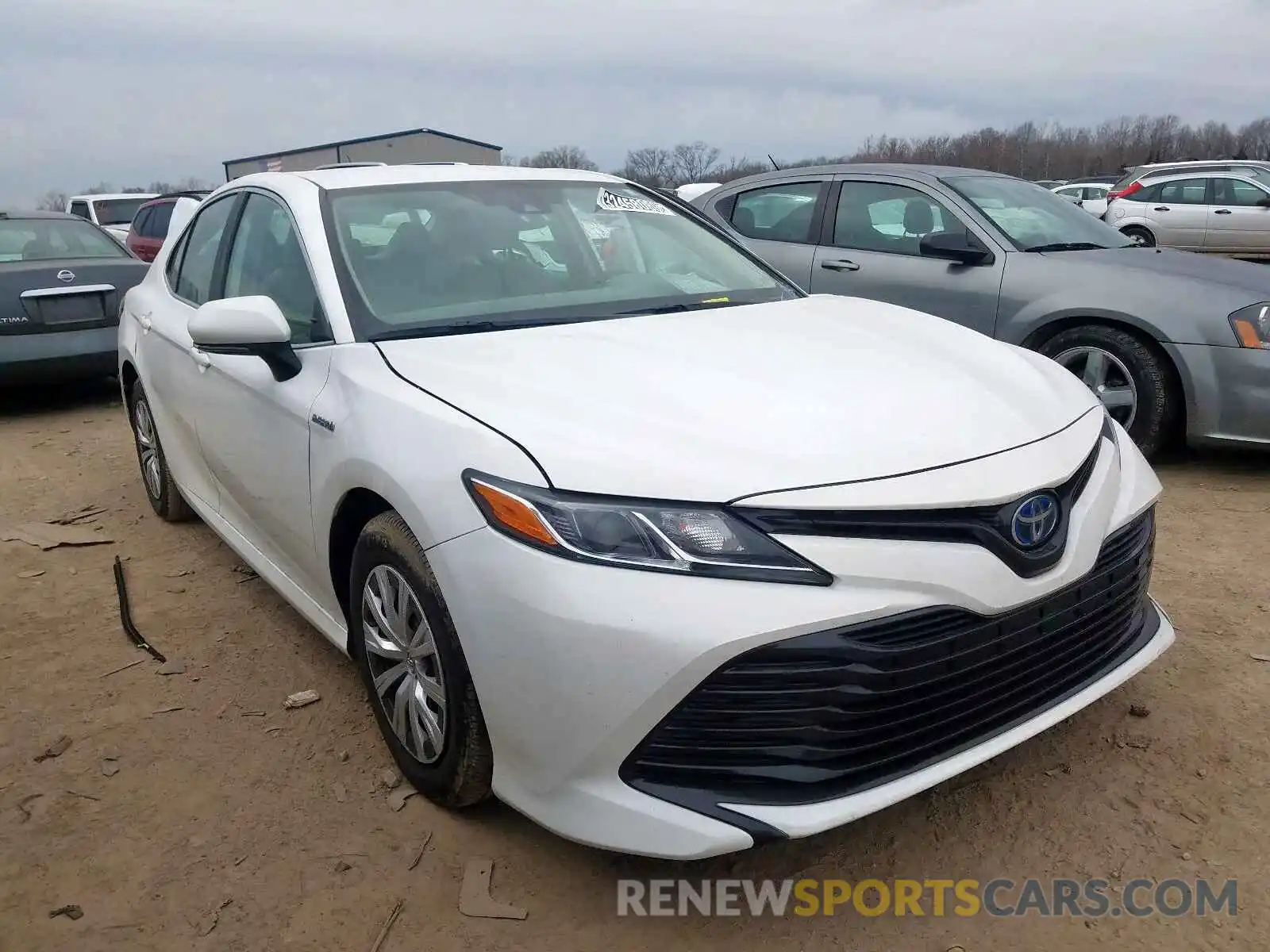 1 Photograph of a damaged car 4T1B31HK6KU511778 TOYOTA CAMRY 2019