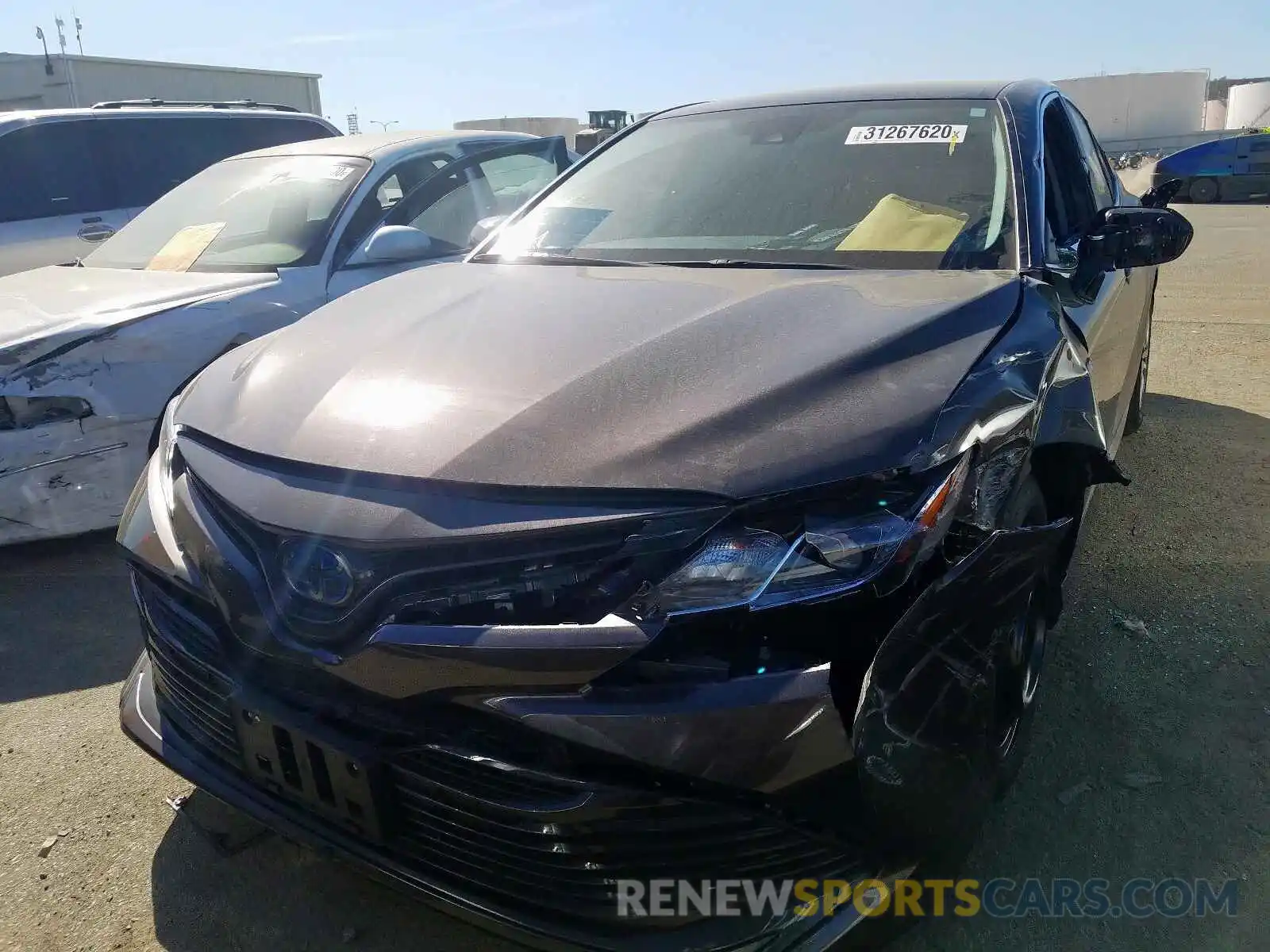 2 Photograph of a damaged car 4T1B31HK6KU514048 TOYOTA CAMRY 2019