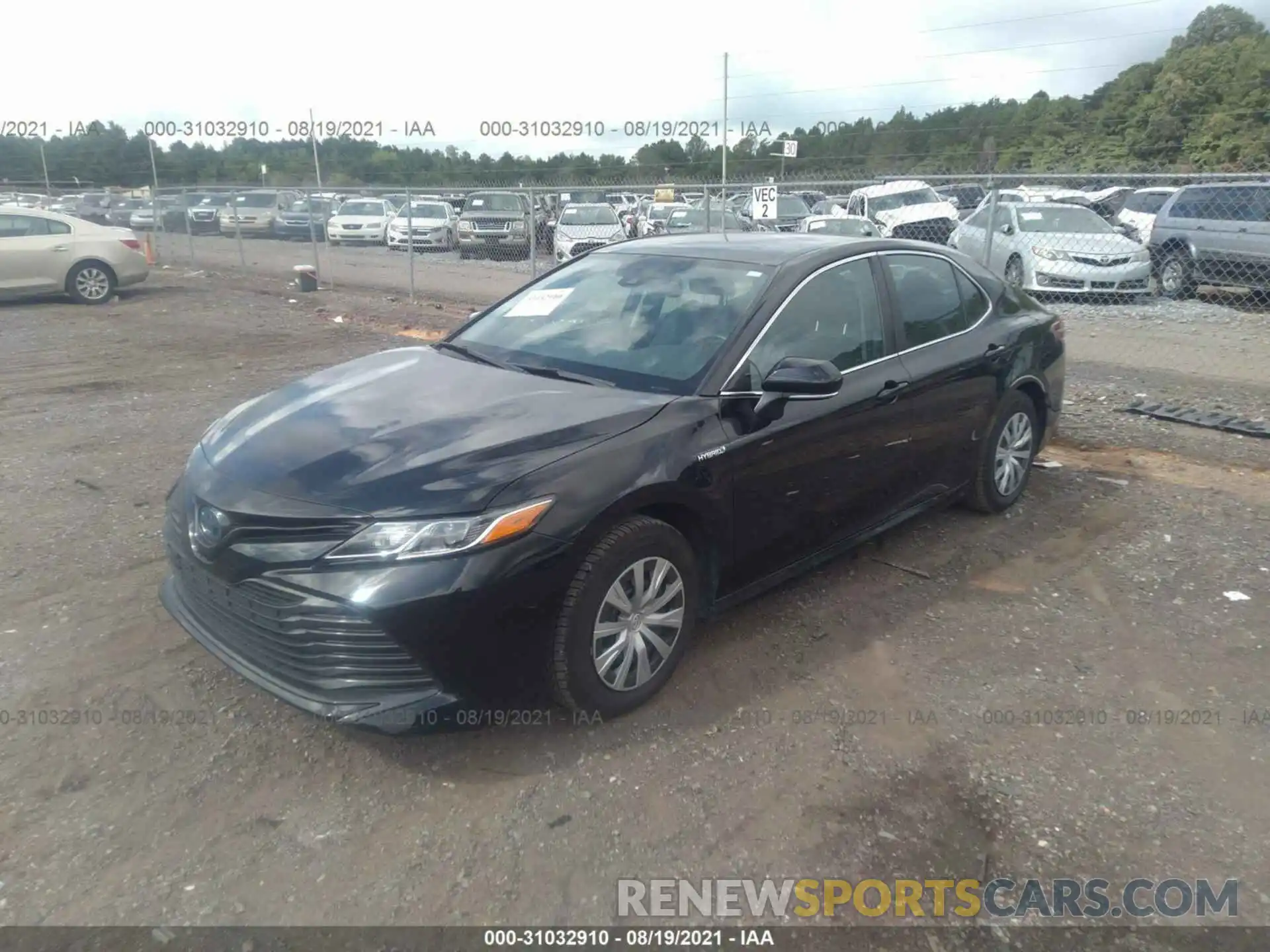 2 Photograph of a damaged car 4T1B31HK6KU514986 TOYOTA CAMRY 2019