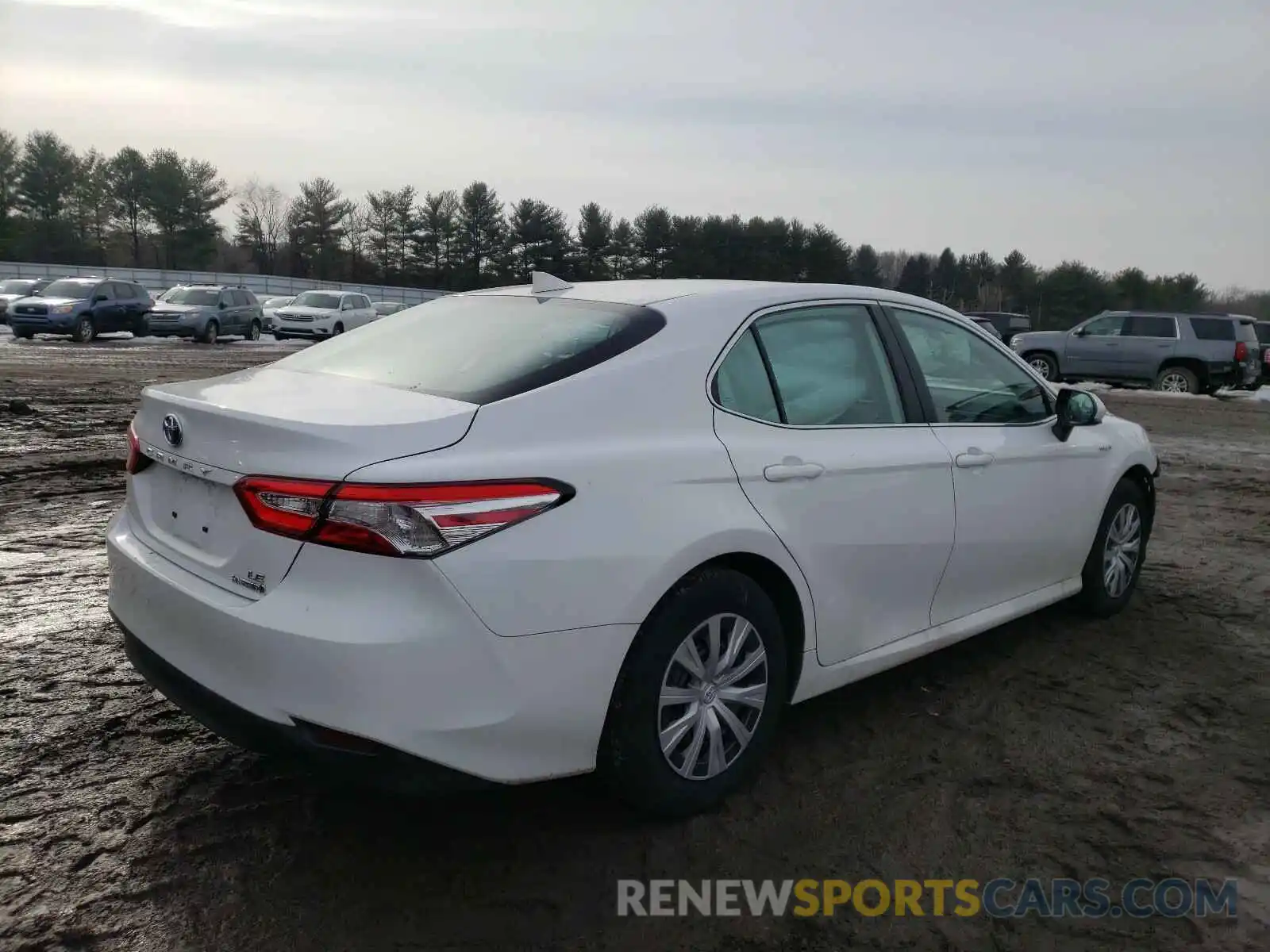 4 Photograph of a damaged car 4T1B31HK6KU515975 TOYOTA CAMRY 2019