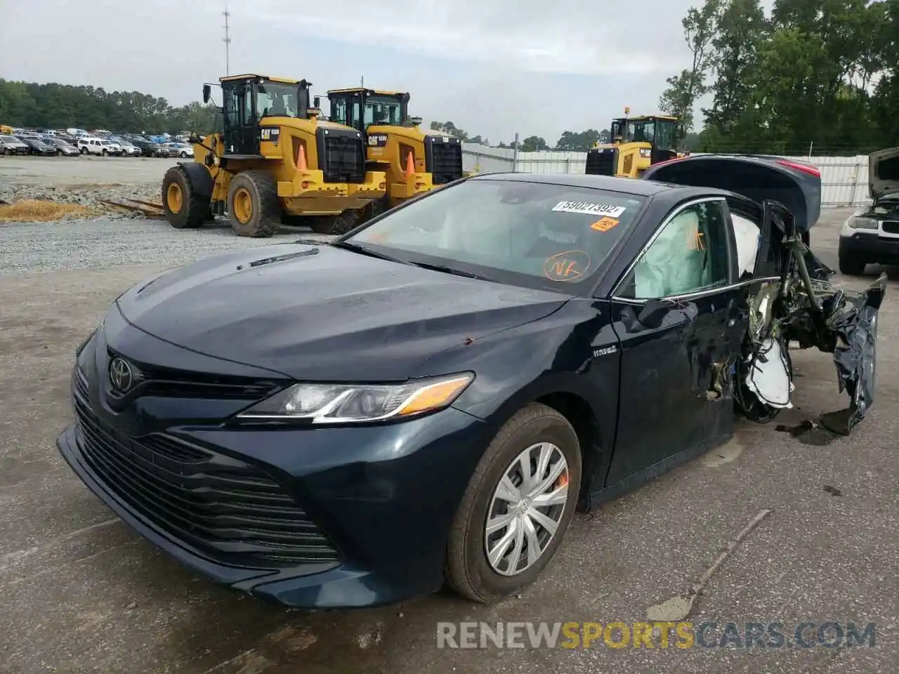 2 Photograph of a damaged car 4T1B31HK6KU517306 TOYOTA CAMRY 2019