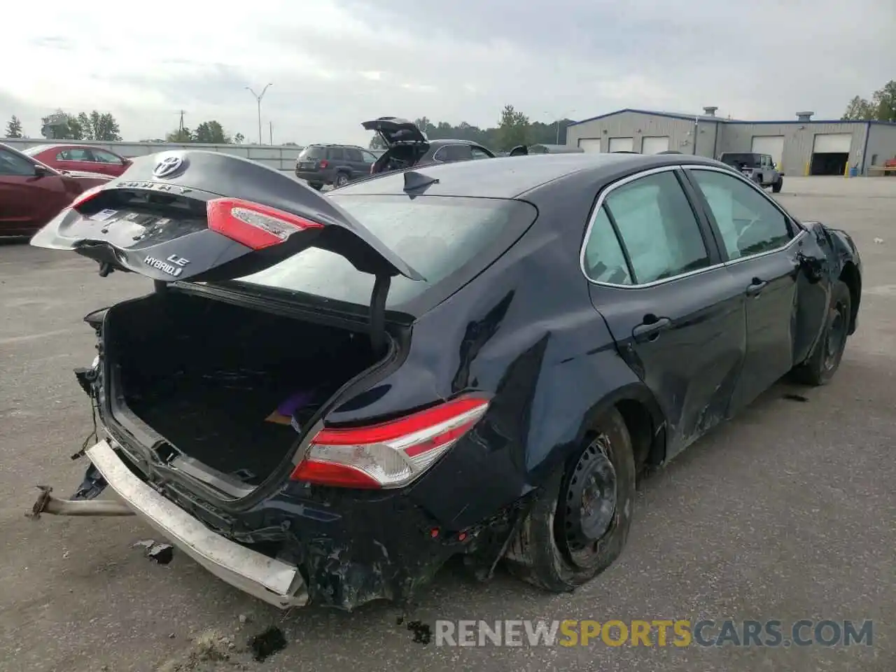 4 Photograph of a damaged car 4T1B31HK6KU517306 TOYOTA CAMRY 2019