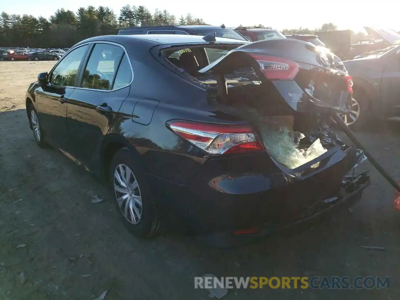 3 Photograph of a damaged car 4T1B31HK6KU517581 TOYOTA CAMRY 2019