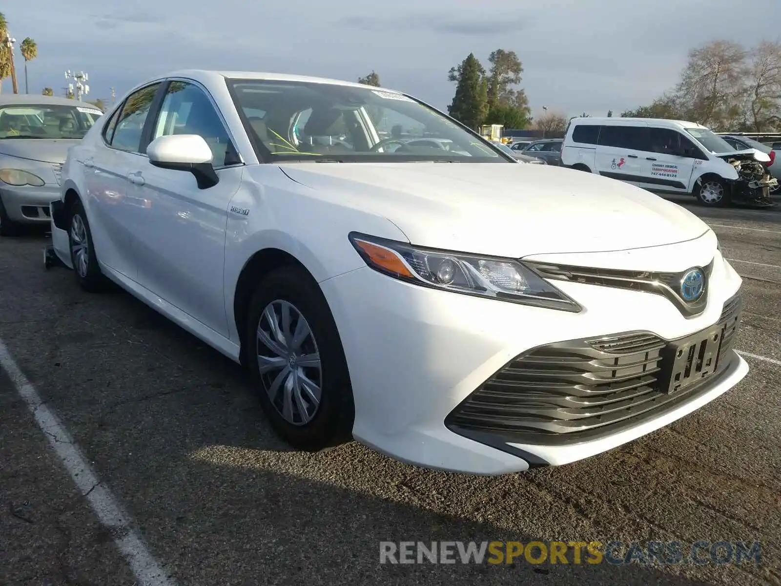 1 Photograph of a damaged car 4T1B31HK7KU005103 TOYOTA CAMRY 2019