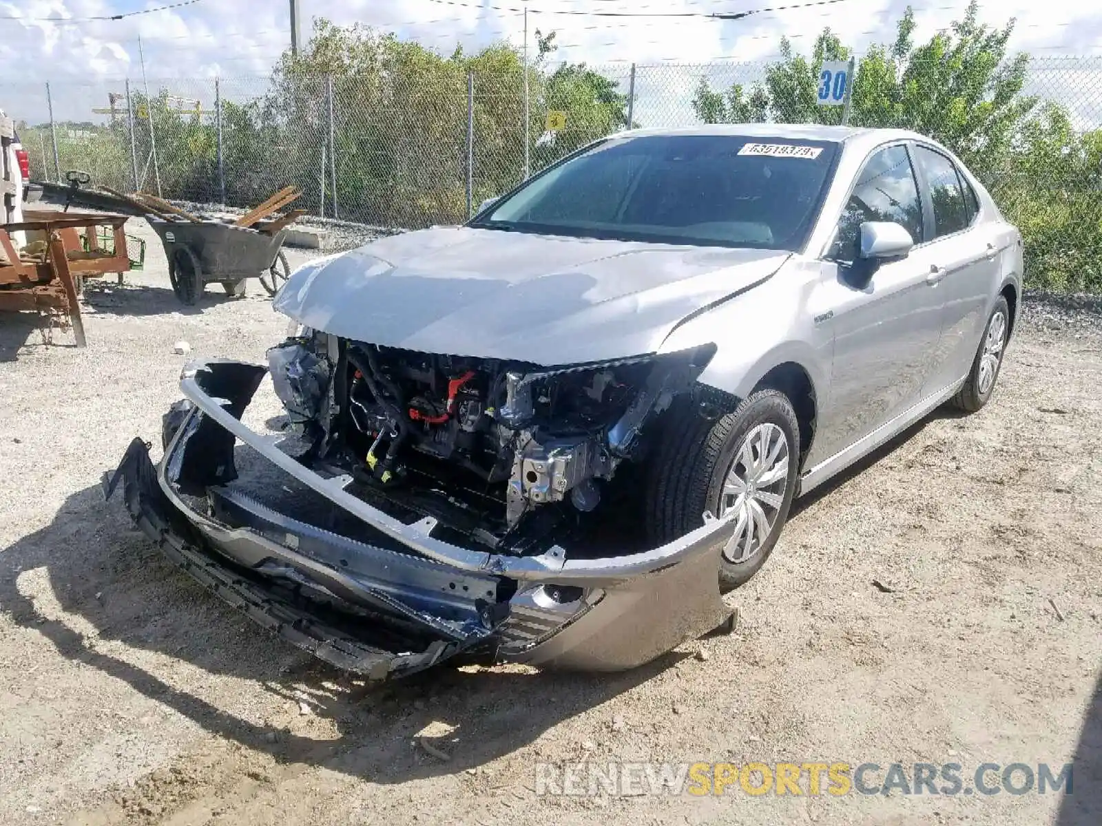 2 Photograph of a damaged car 4T1B31HK7KU005201 TOYOTA CAMRY 2019
