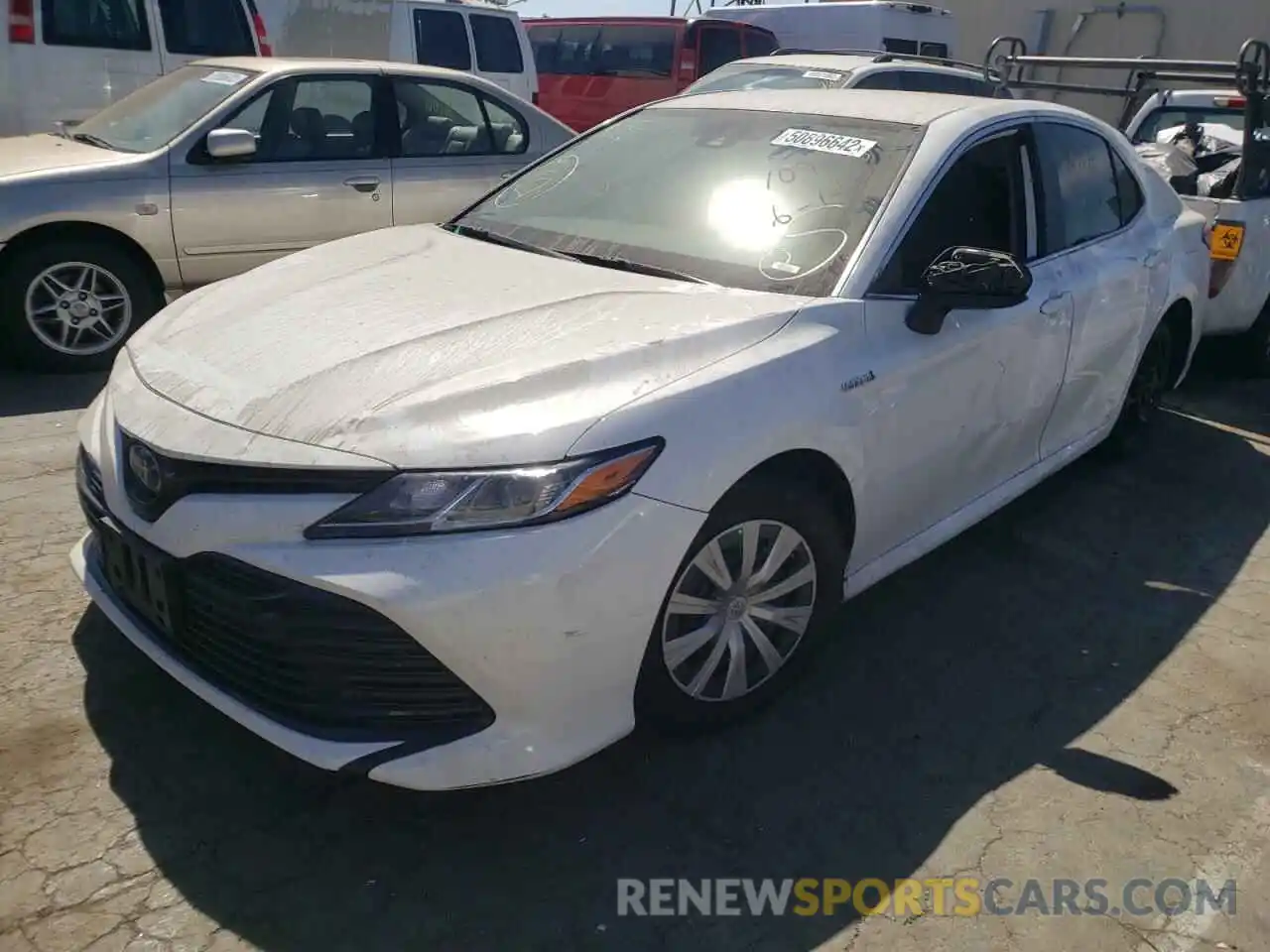 2 Photograph of a damaged car 4T1B31HK7KU005828 TOYOTA CAMRY 2019