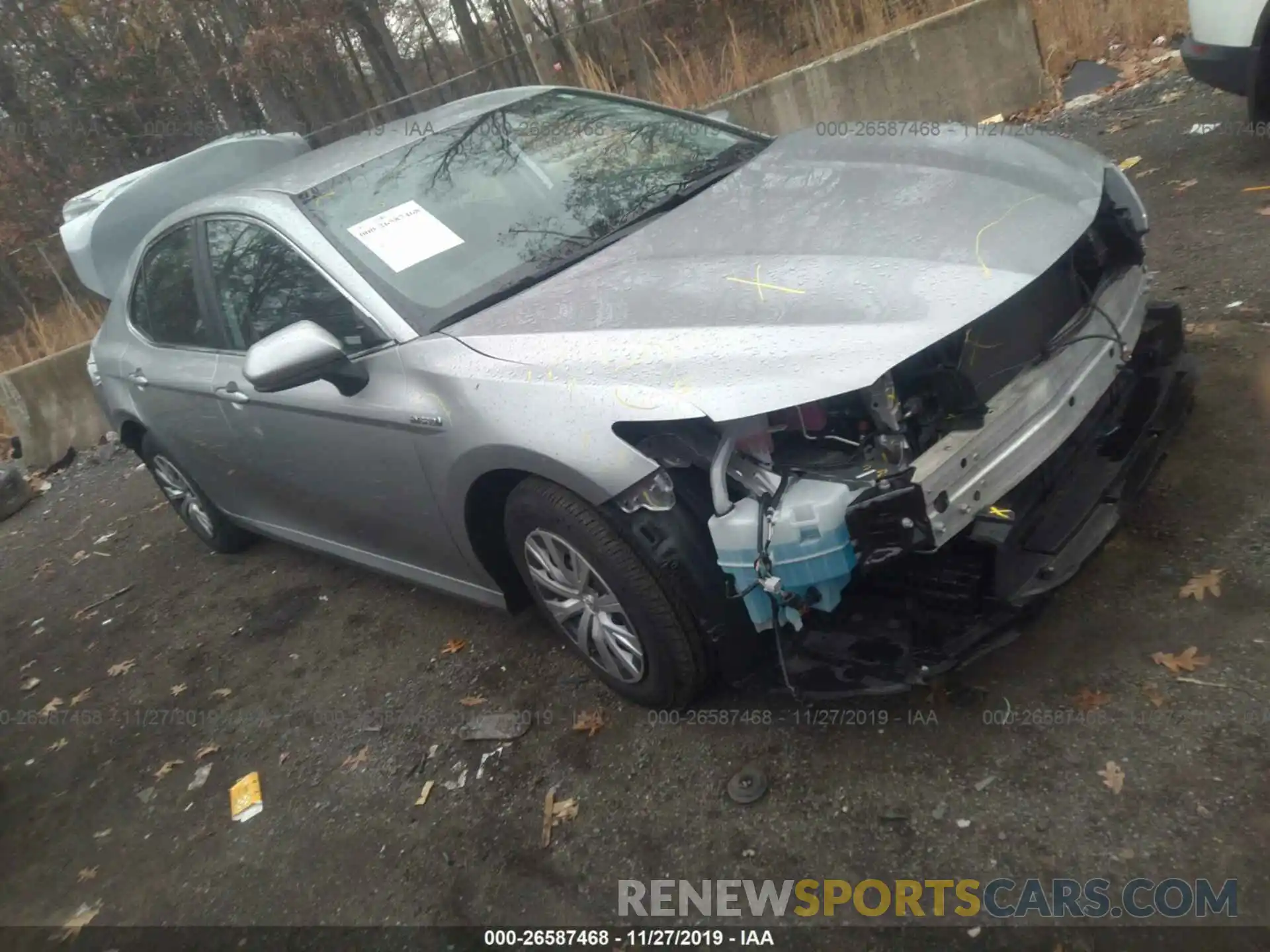 1 Photograph of a damaged car 4T1B31HK7KU006655 TOYOTA CAMRY 2019