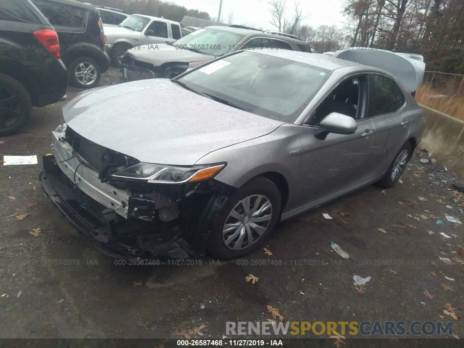 2 Photograph of a damaged car 4T1B31HK7KU006655 TOYOTA CAMRY 2019