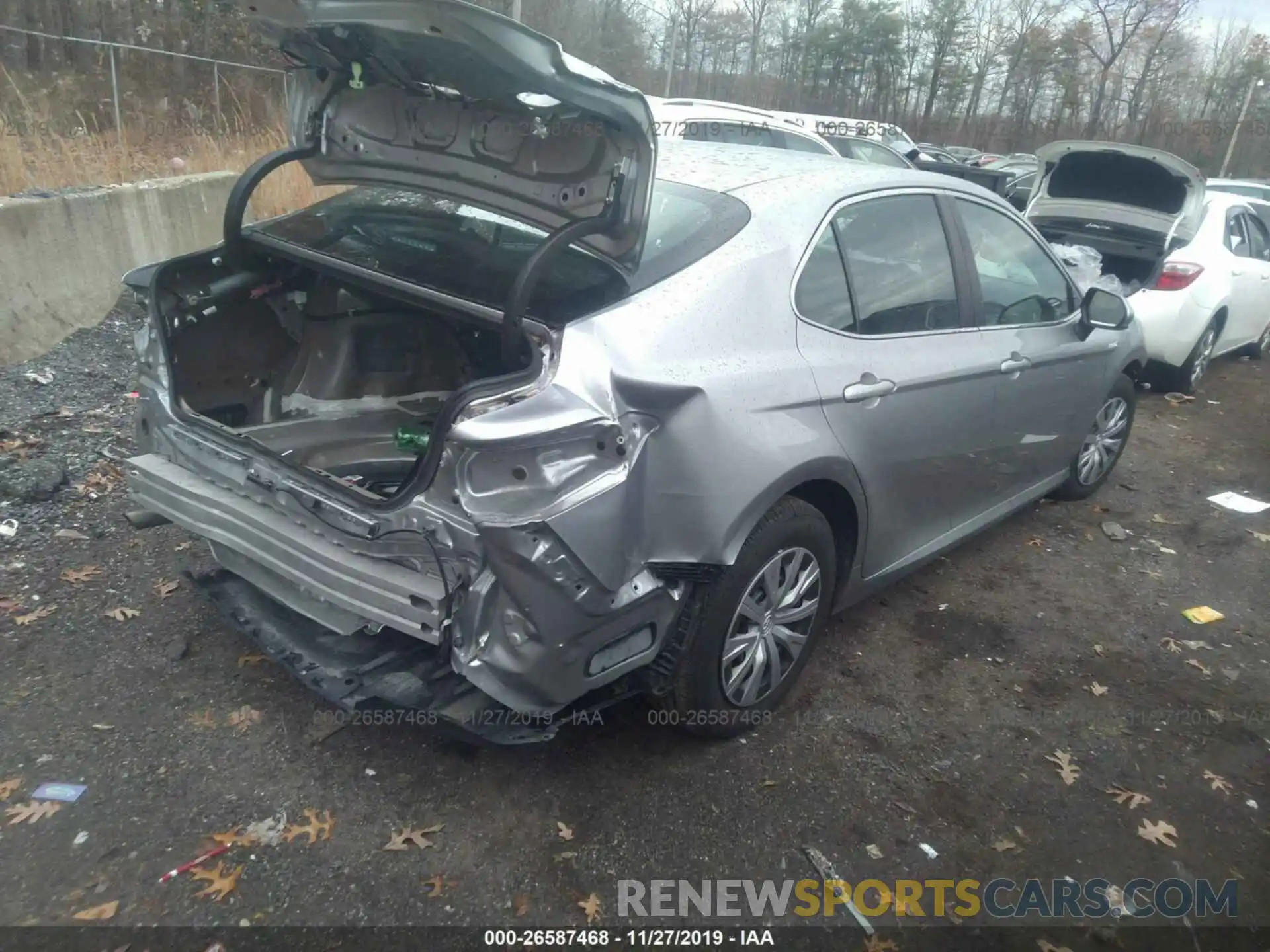 4 Фотография поврежденного автомобиля 4T1B31HK7KU006655 TOYOTA CAMRY 2019